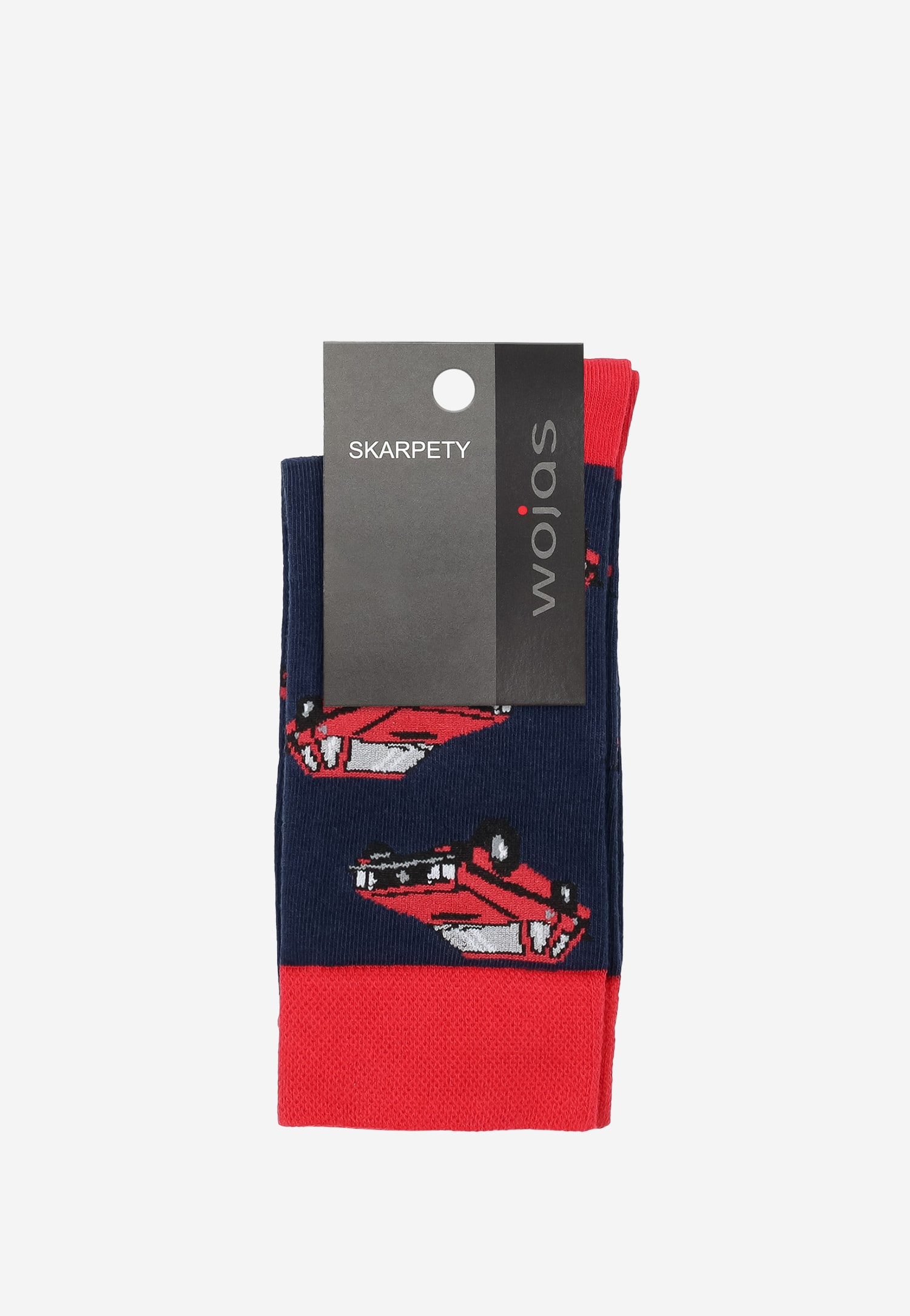 Granatowe skarpety w polonezy