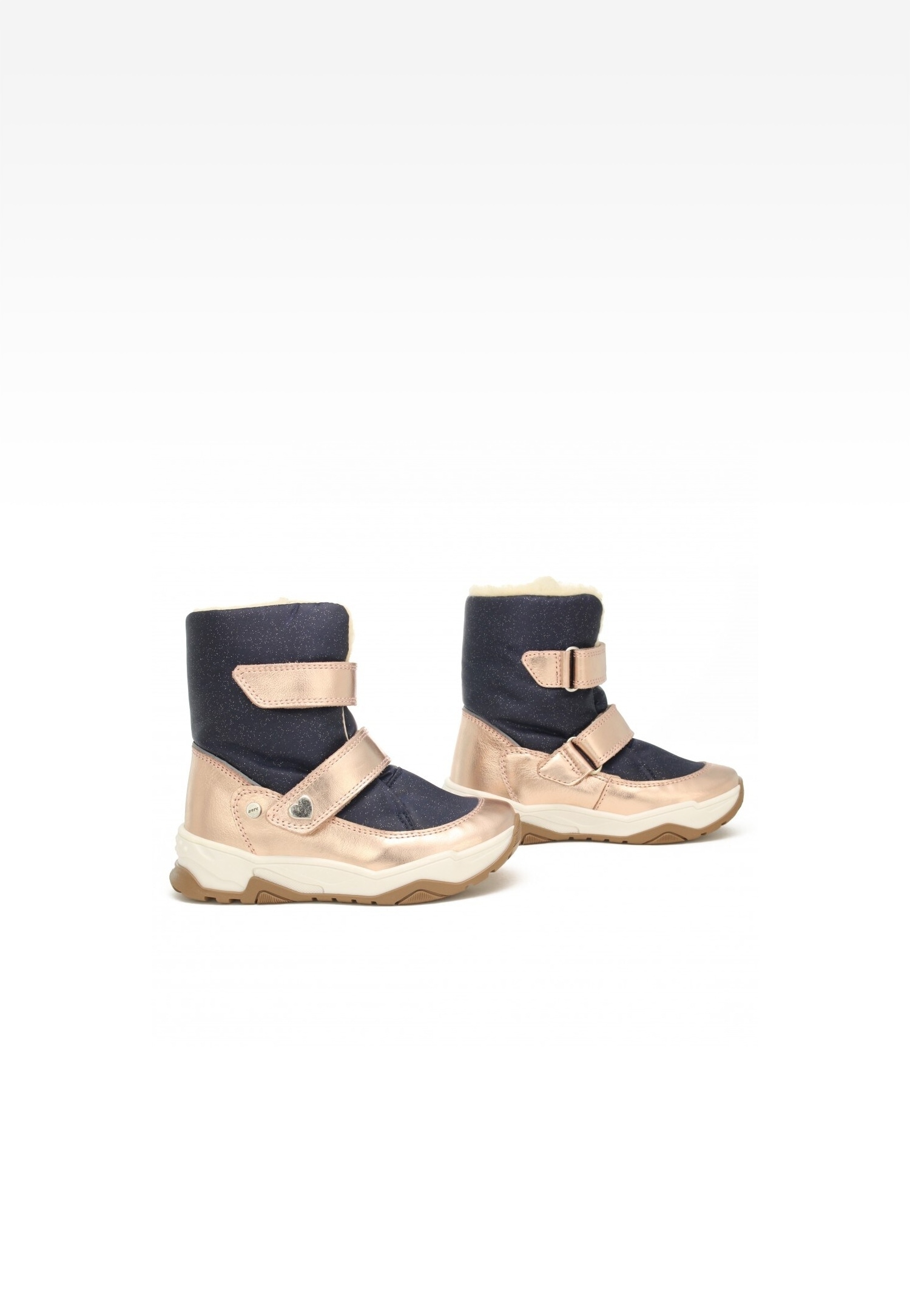 śniegowce BARTEK 17077006, dla dziewcząt, szaro-niebieski