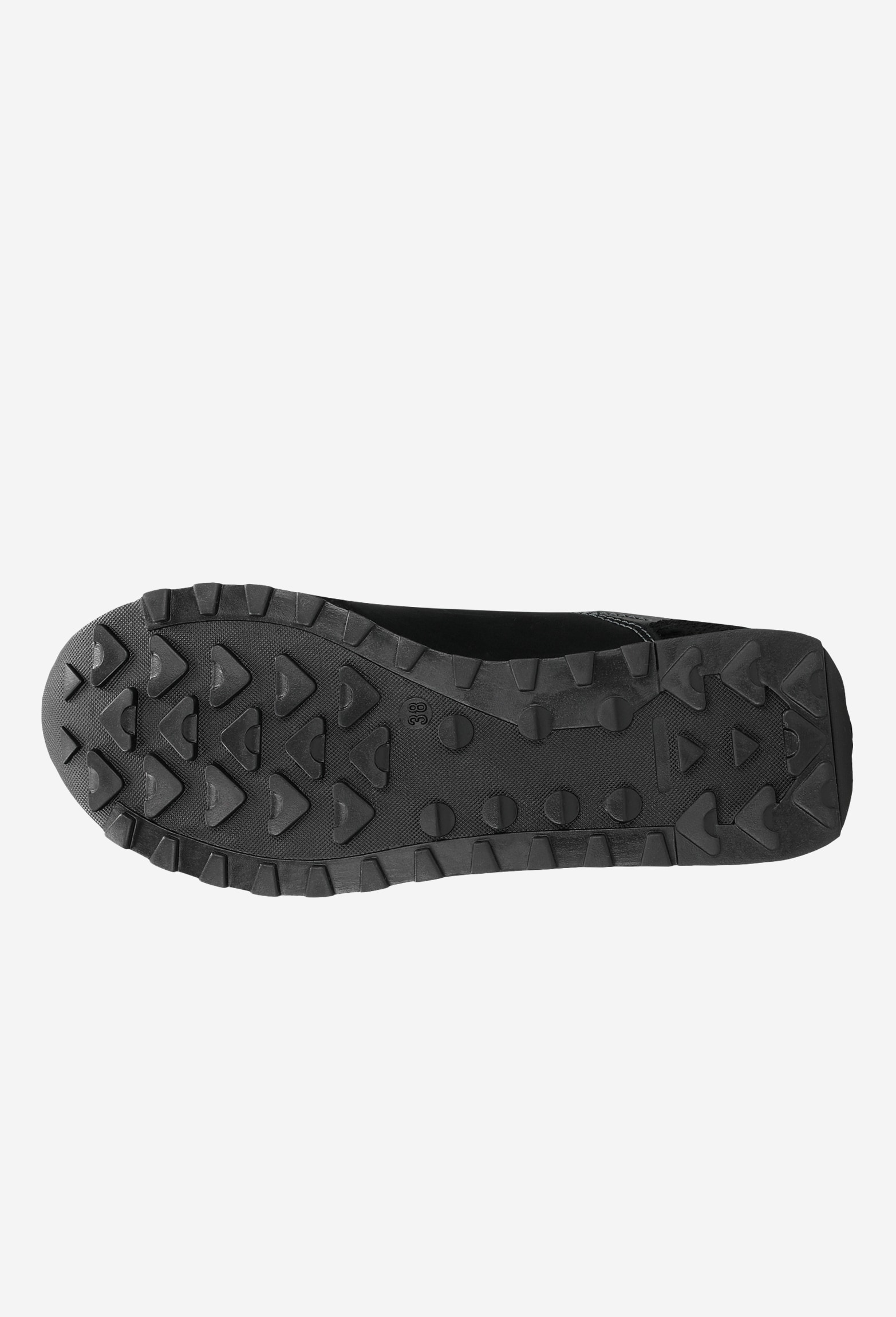 Czarno-amarantowe wysokie trekkingi damskie