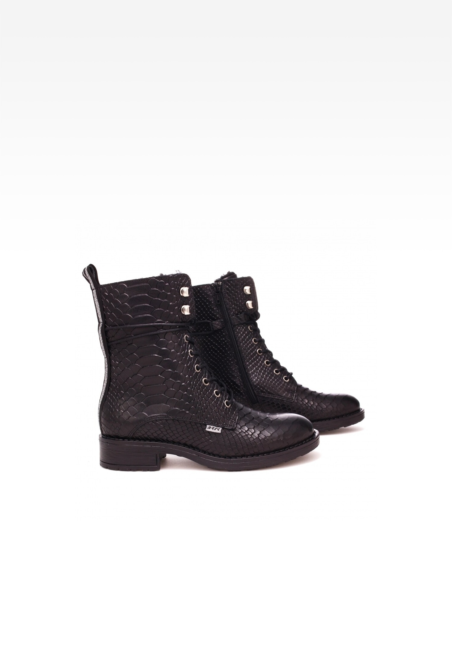 Trzewiki ocieplane Wojas x Bartek 8400351, dla dziewcząt, czarny