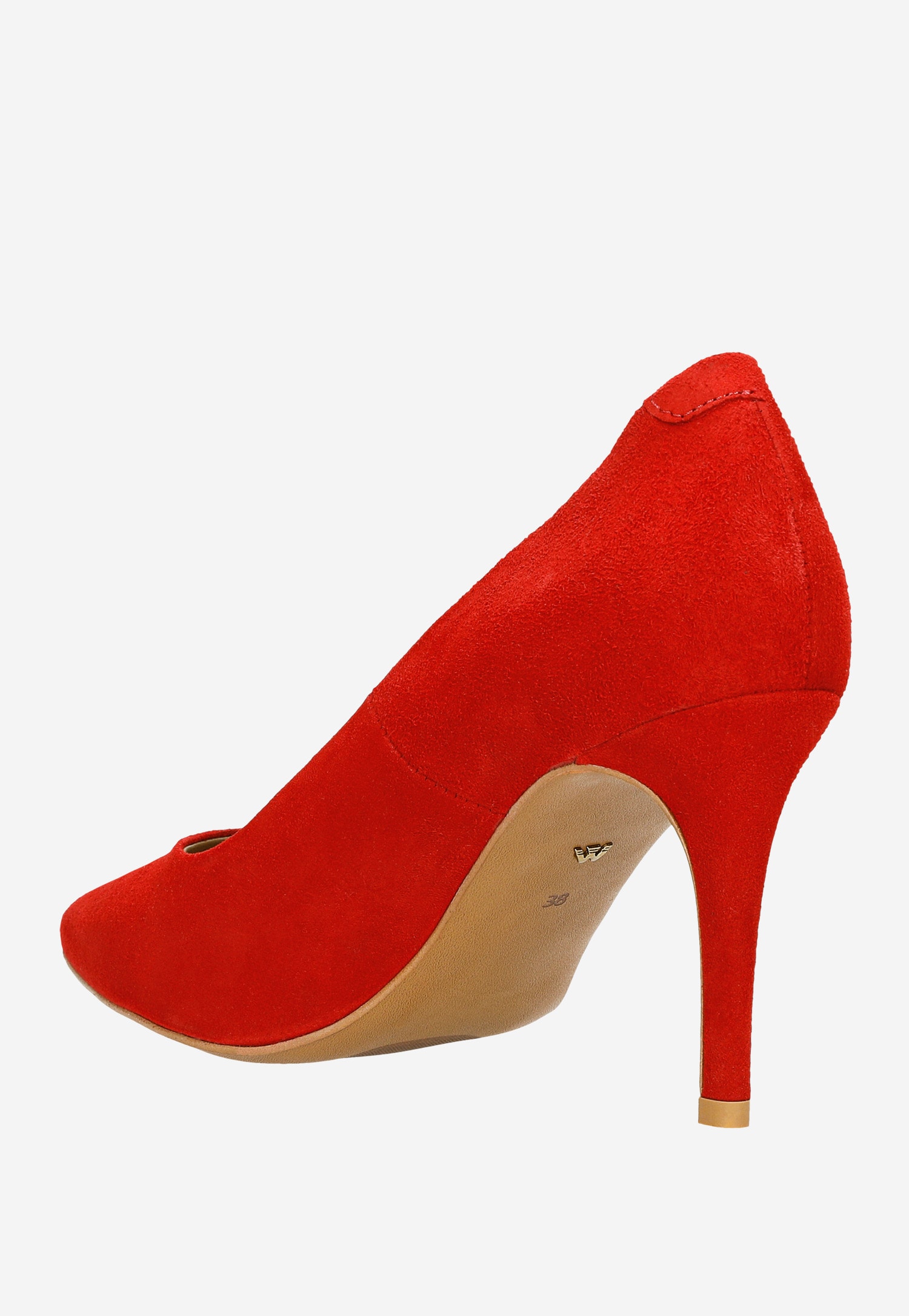 Czarne klasyczne czółenka damskie welurowe