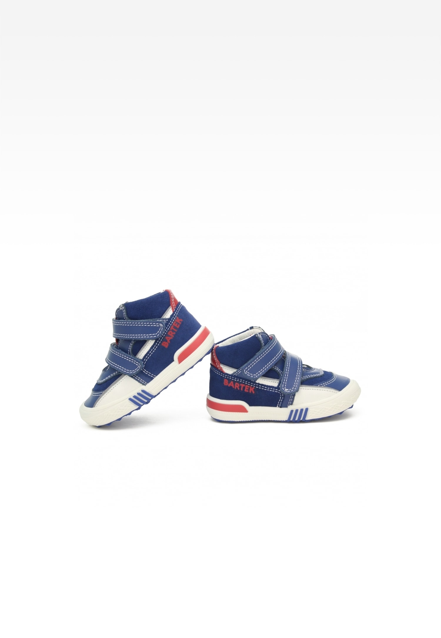 Sneakers BARTEK 91756-026, dla chłopców, szaro-zielony