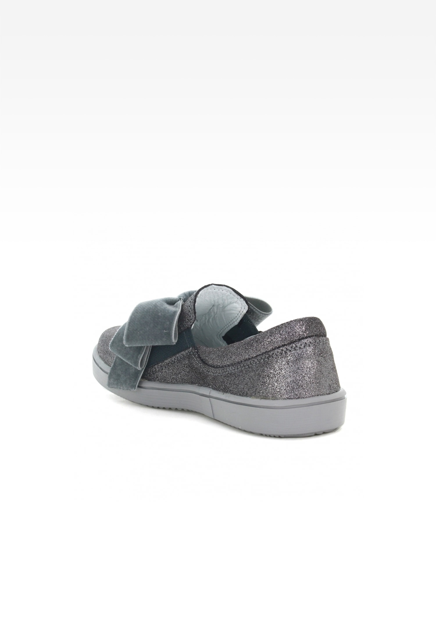 Półbuty BARTEK W-48384/SZ/11M, dla dziewcząt, szaro-srebrny