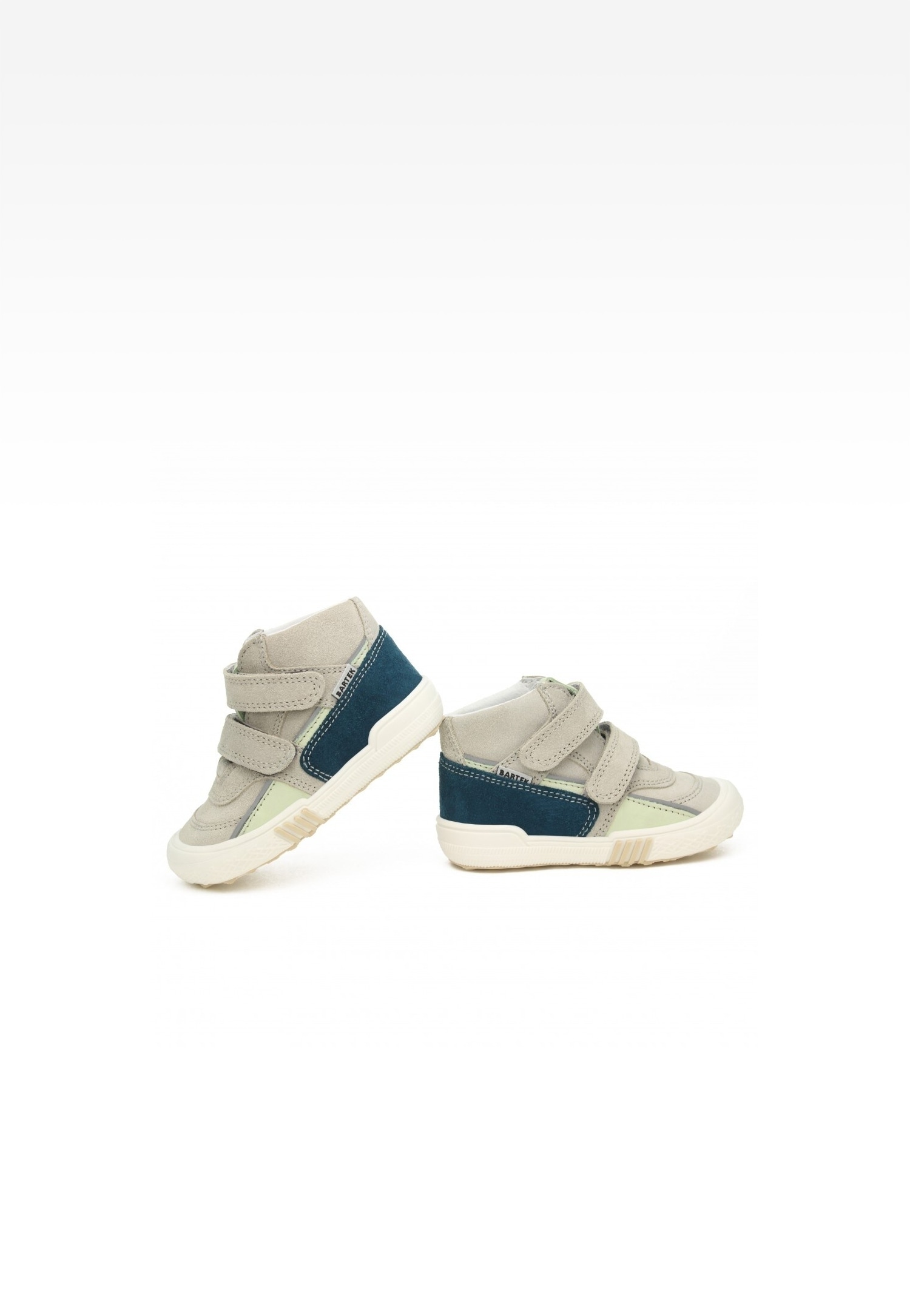 Sneakers BARTEK 91756-026, dla chłopców, szaro-zielony