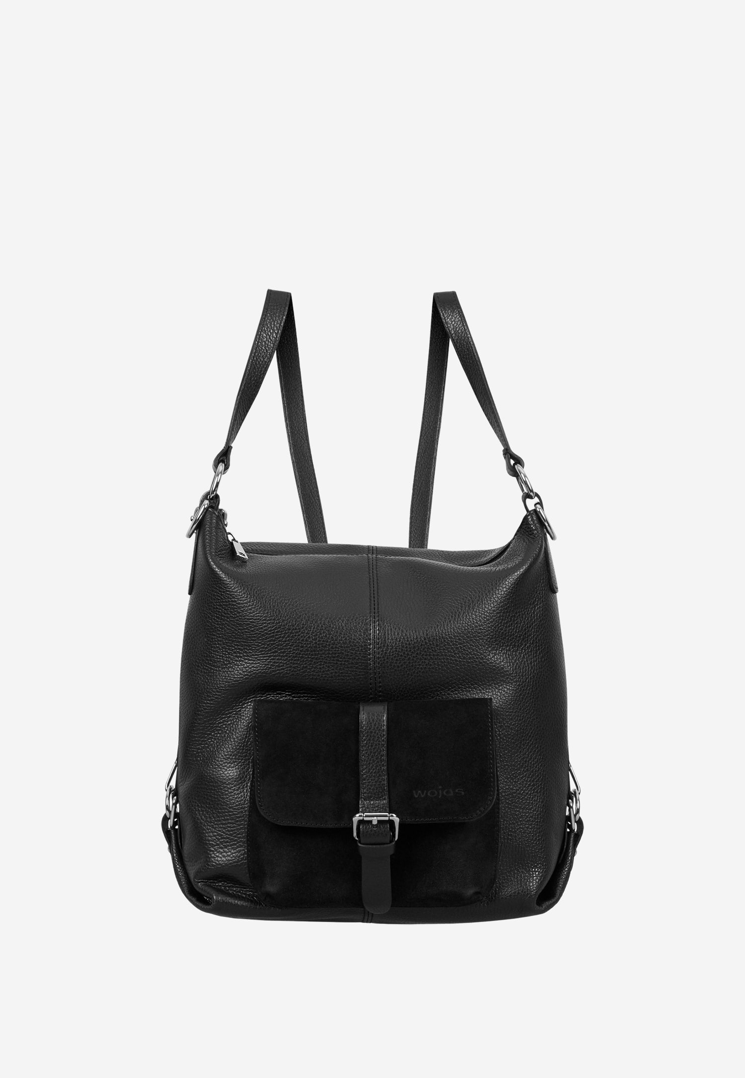 Beżowa skórzana torebka plecak 2w1