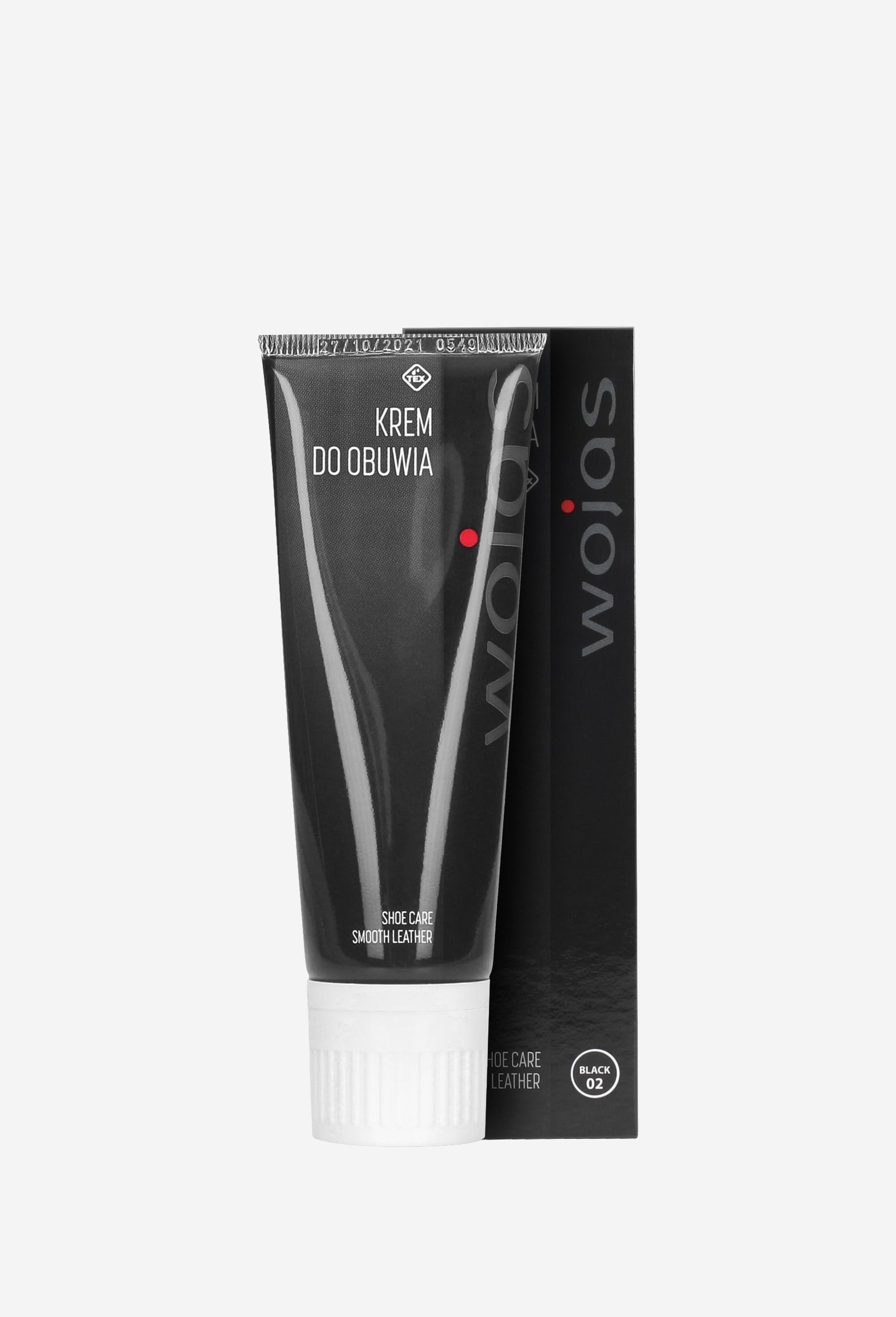 Czarny krem do obuwia tuba 75 ml