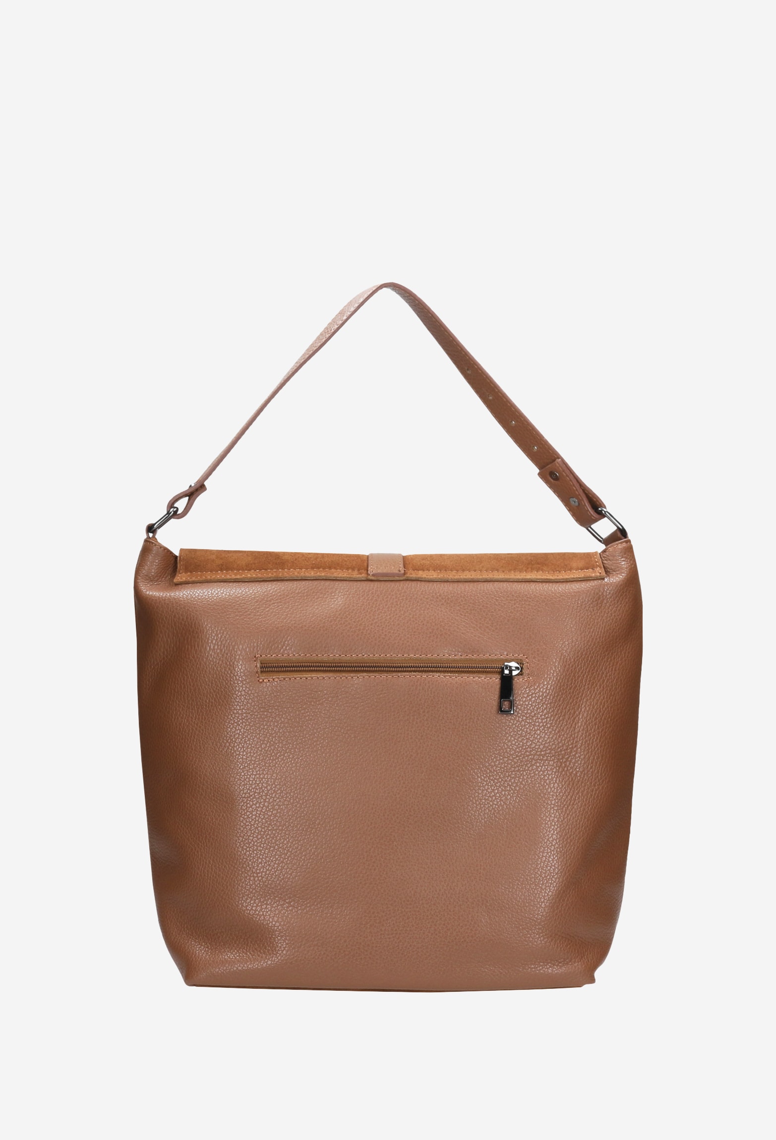 Duża beżowa torebka damska