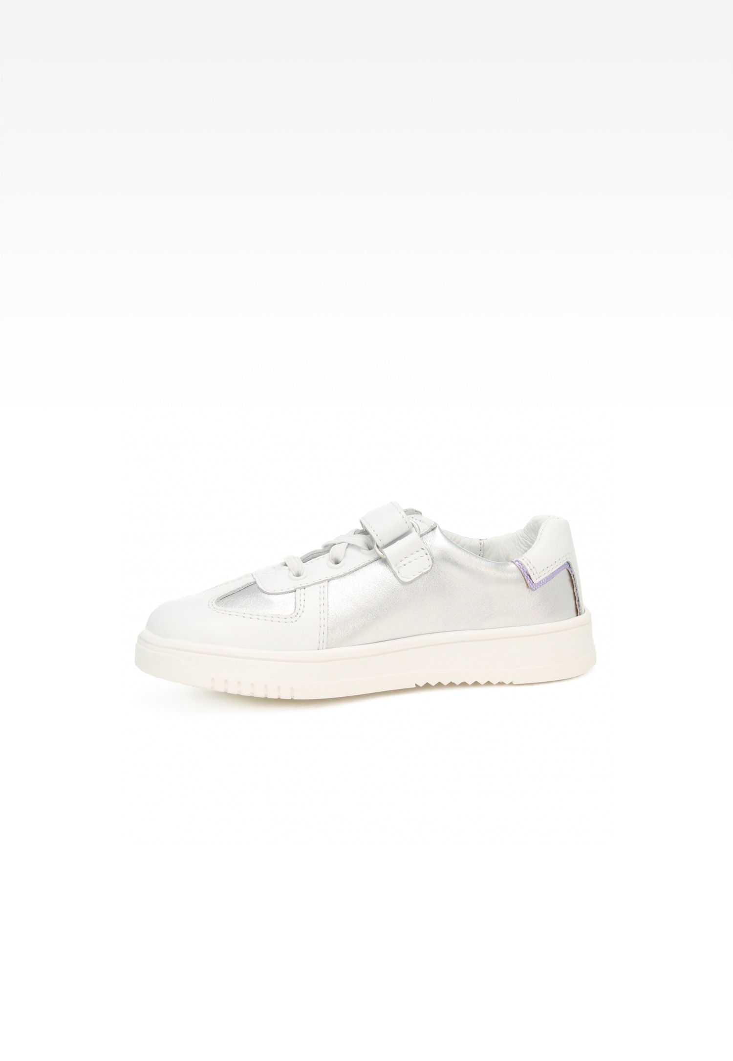 Półbuty BARTEK 15326004, dla dziewcząt, biało-srebrny