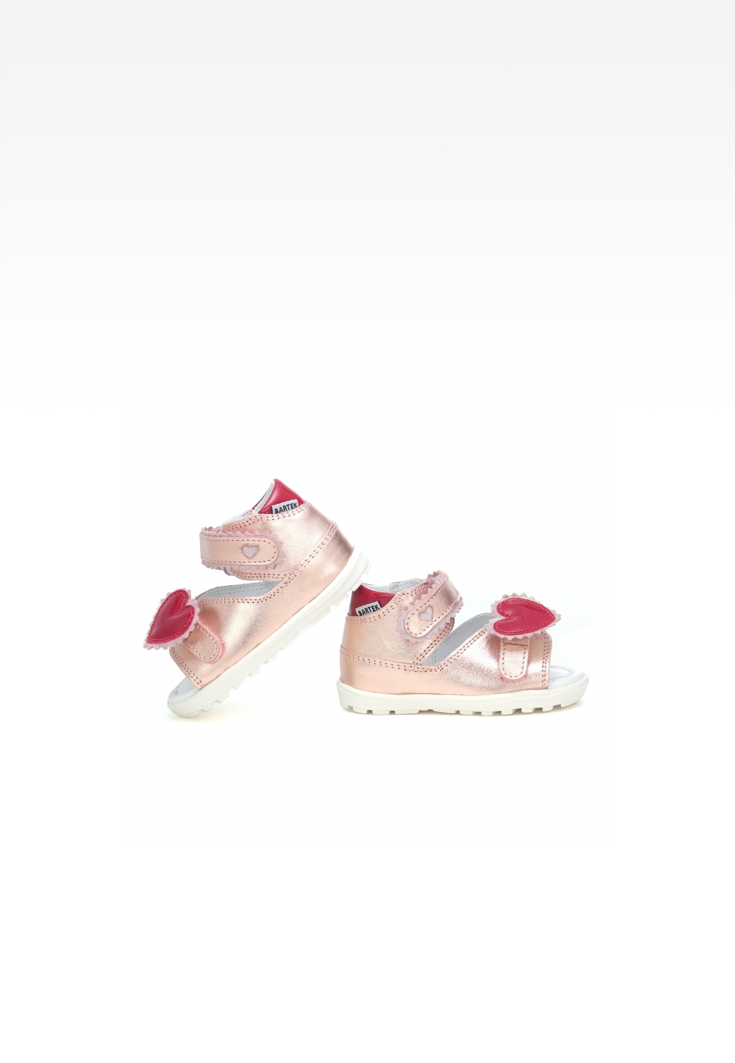 Mini first steps BARTEK W-071181/NRG II, dla dziewcząt, różowo-złoty