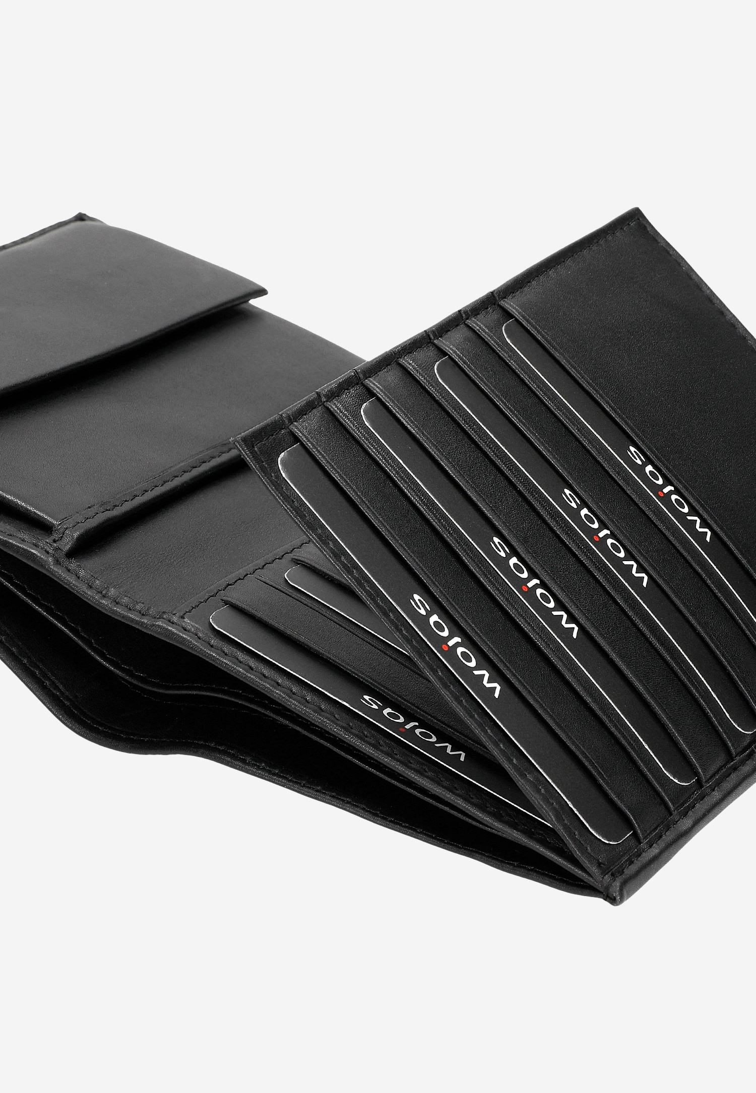 Elegancki portfel męski czarny z linii PREMIUM