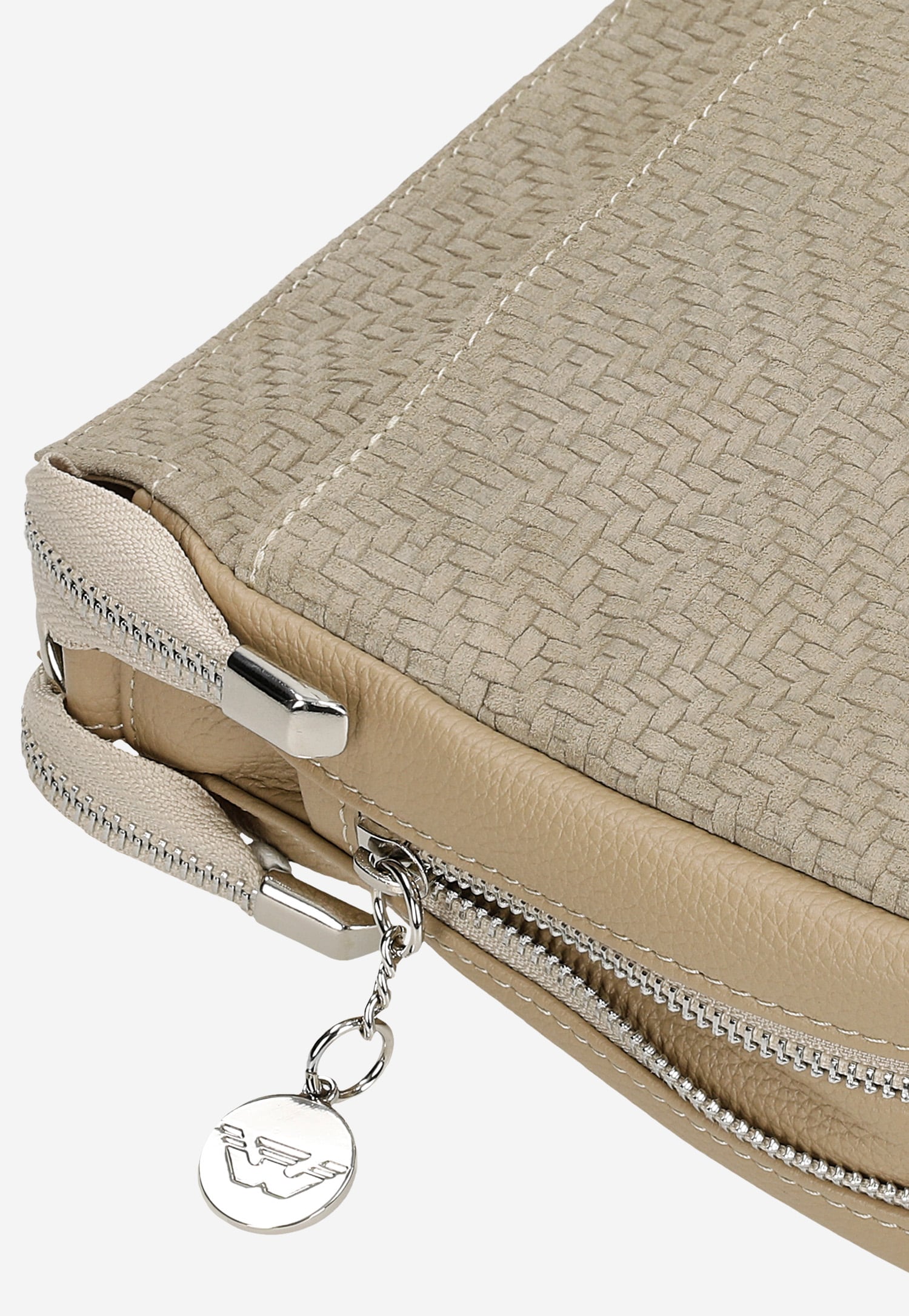 Mała beżowa torebka damska na ramię