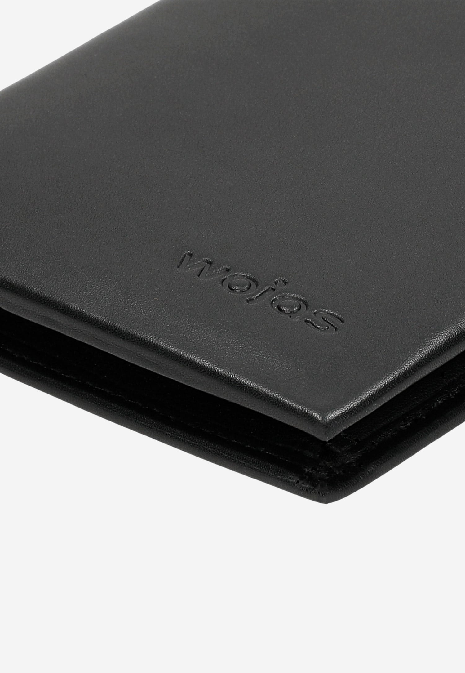 Czarny klasyczny portfel męski