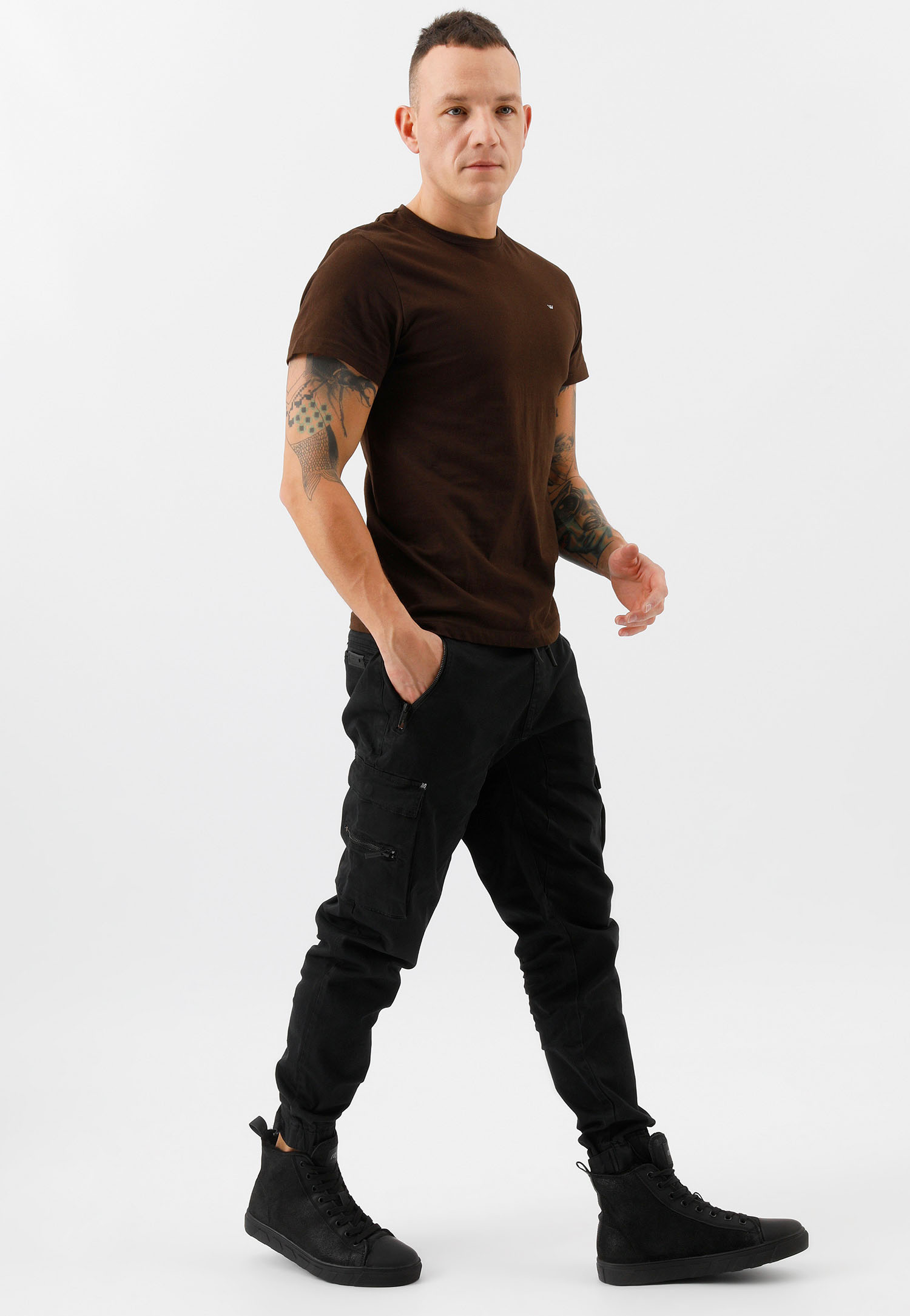 Czarne trampki męskie RELAKS