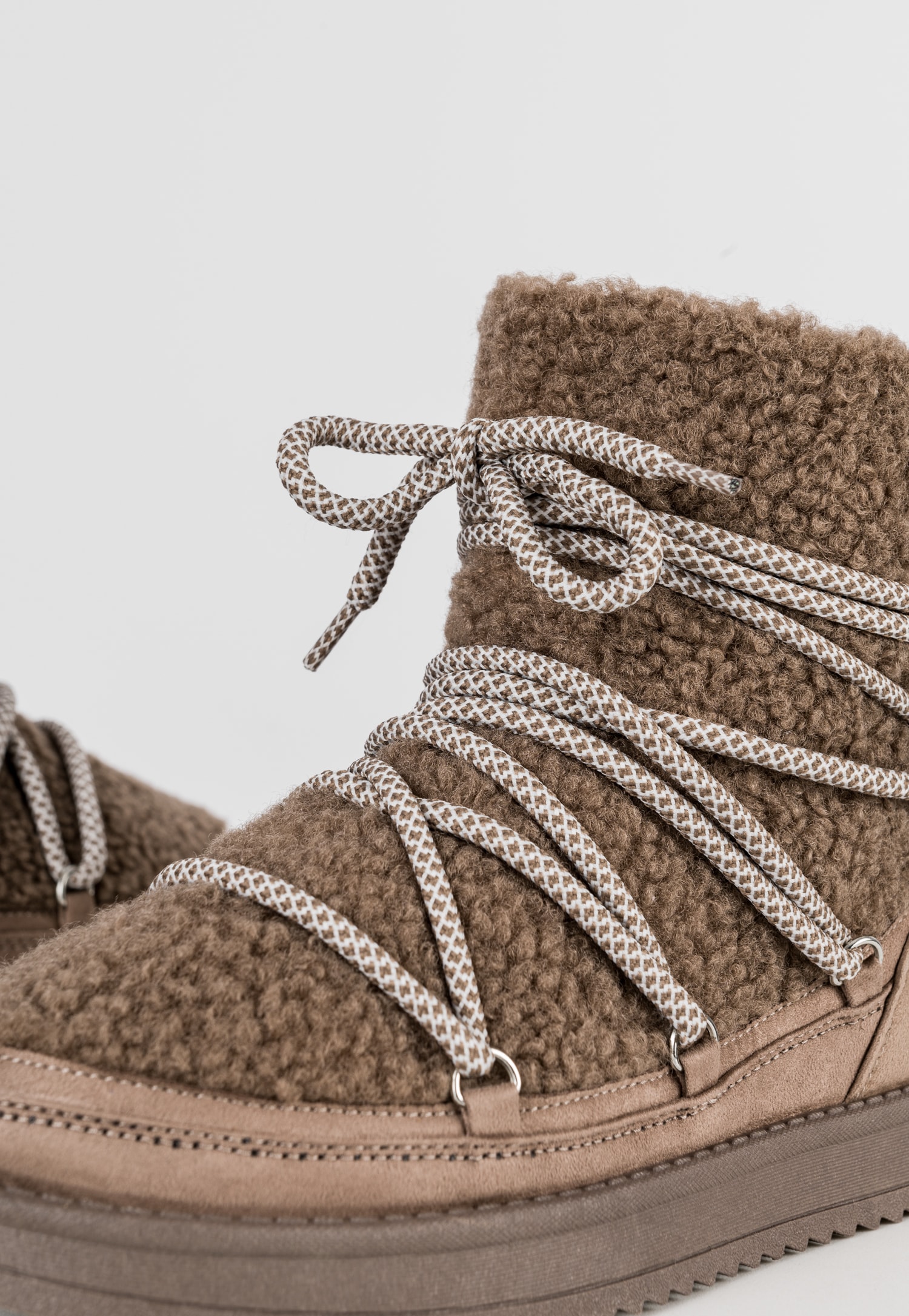 WJS beżowe Śniegowce damskie