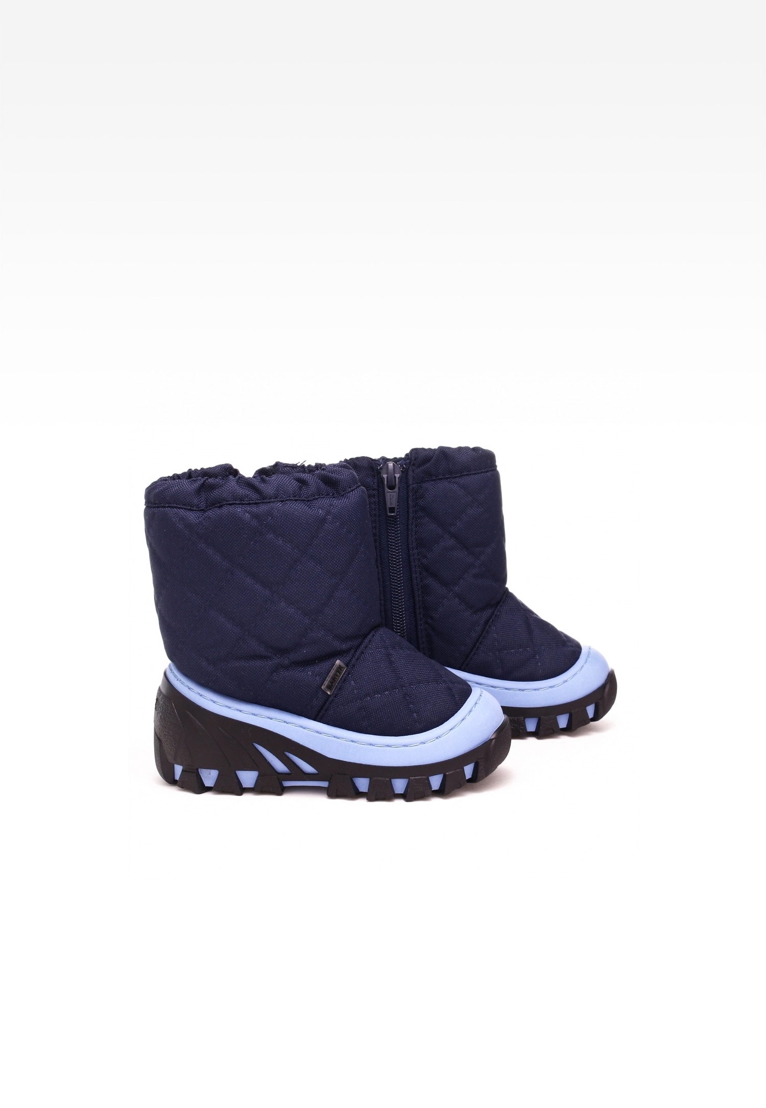 śniegowce BARTEK 4484-DADW, dla chłopców, granatowo-niebieski