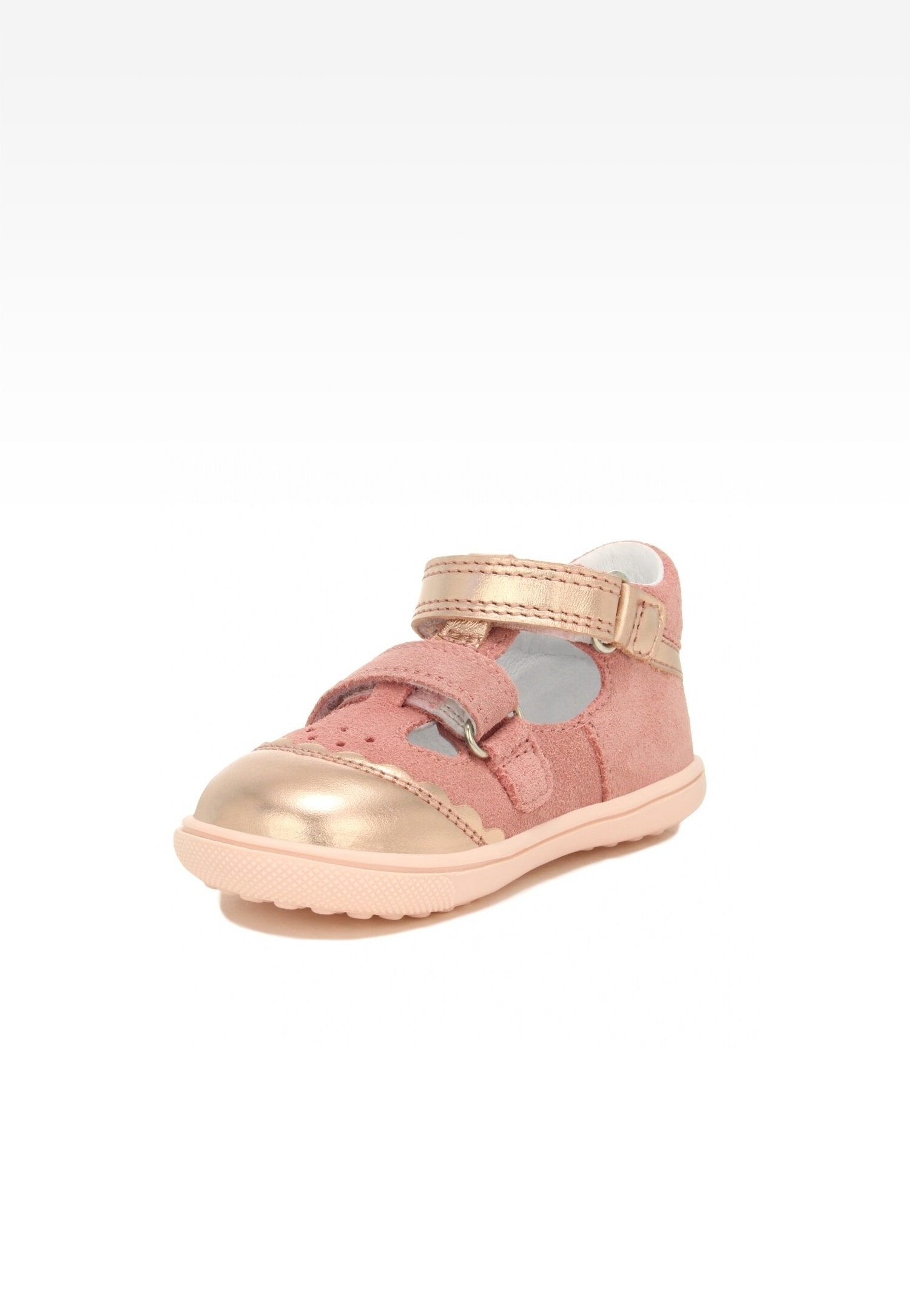 Obuwie profilaktyczne bartek baby BARTEK 81798-005, dla dziewcząt, różowo-złoty