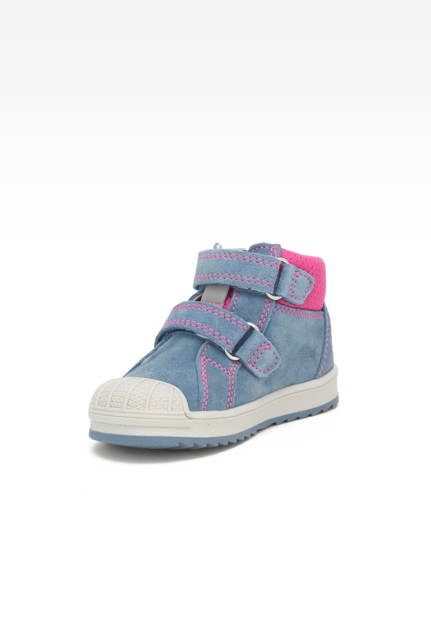 Sneakers BARTEK 11948033, dla dziewcząt, niebiesko-różowy