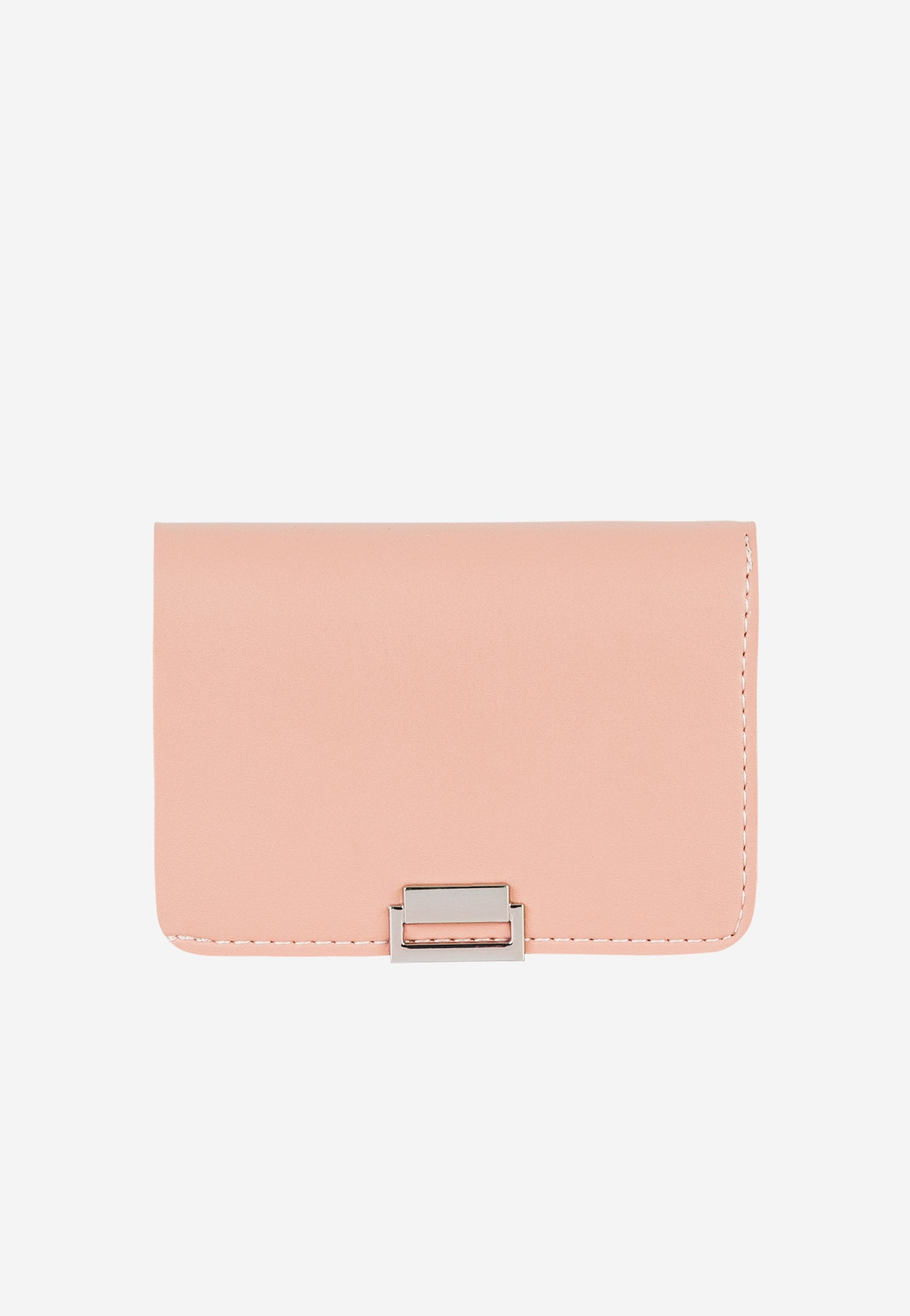 WJS niewielki różowy portfel damski