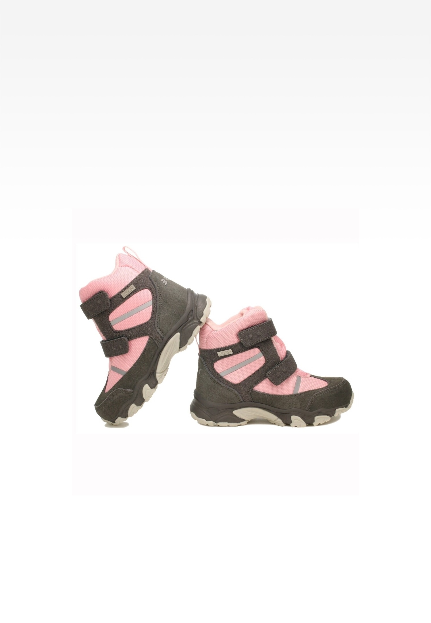 śniegowce BARTEK 14655003, dla dziewcząt, szaro-różowy