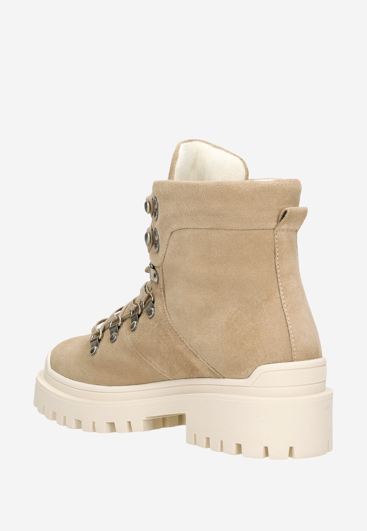 Czarne sznurowane trzewiki damskie z białą podeszwą