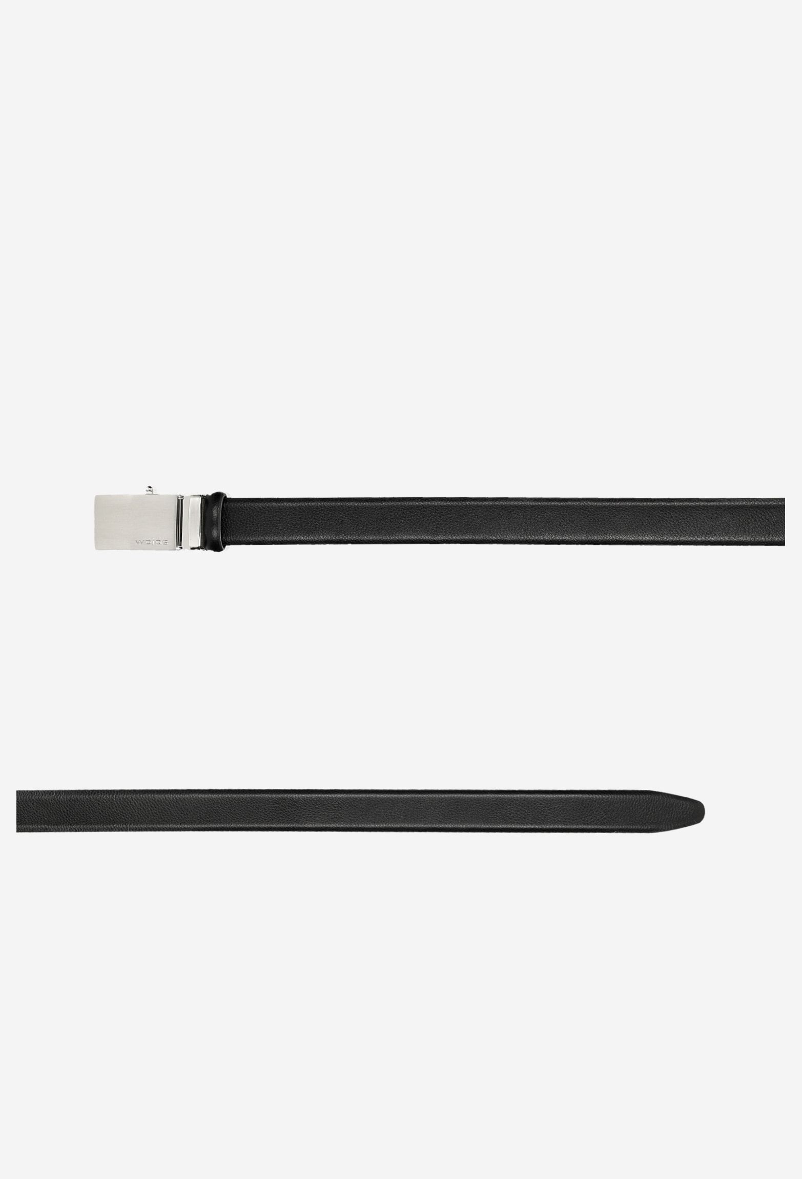 Czarny elegancki pasek męski