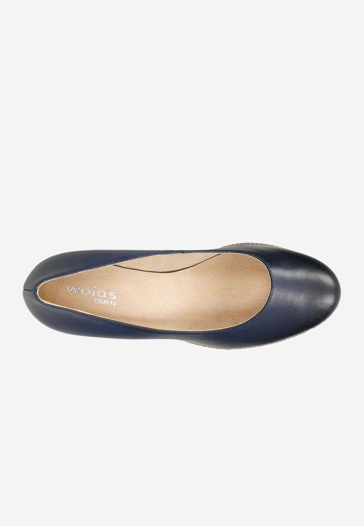 Czarne czółenka damskie na koturnie