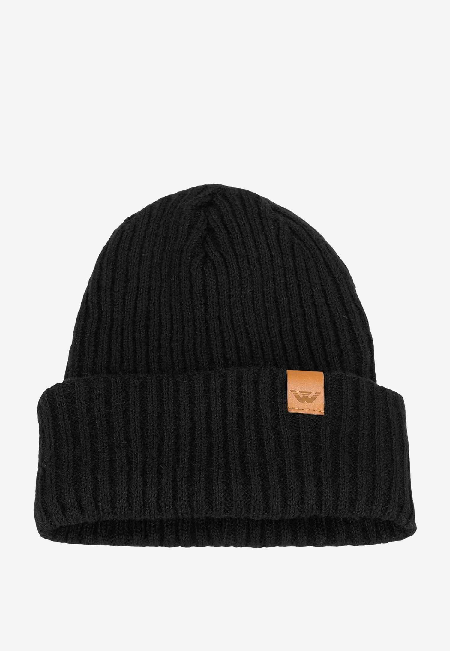 Komplet na zimę czapka + szalik w kolorze brązowym