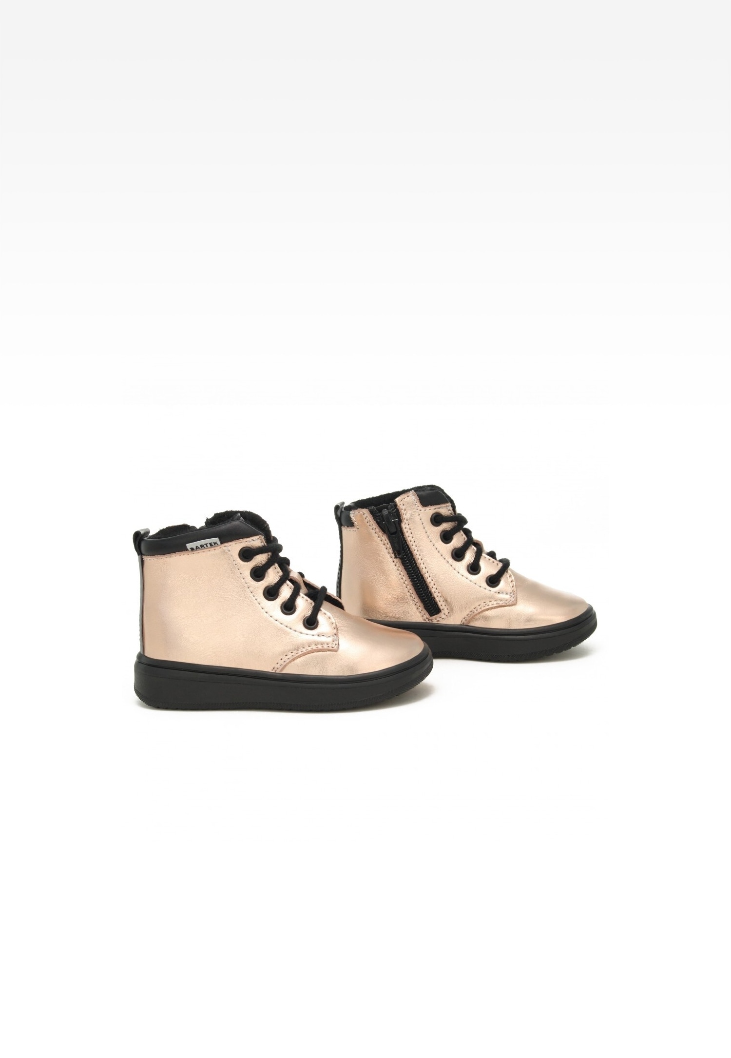 Trzewiki ocieplane BARTEK 11561001, dla dziewcząt, srebrny