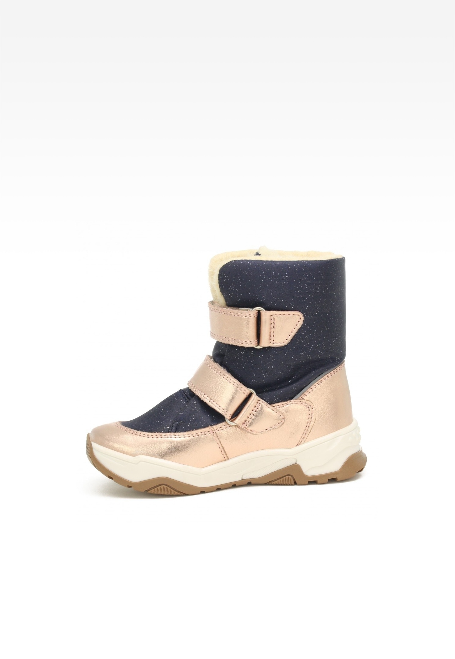 śniegowce BARTEK 17077006, dla dziewcząt, szaro-niebieski