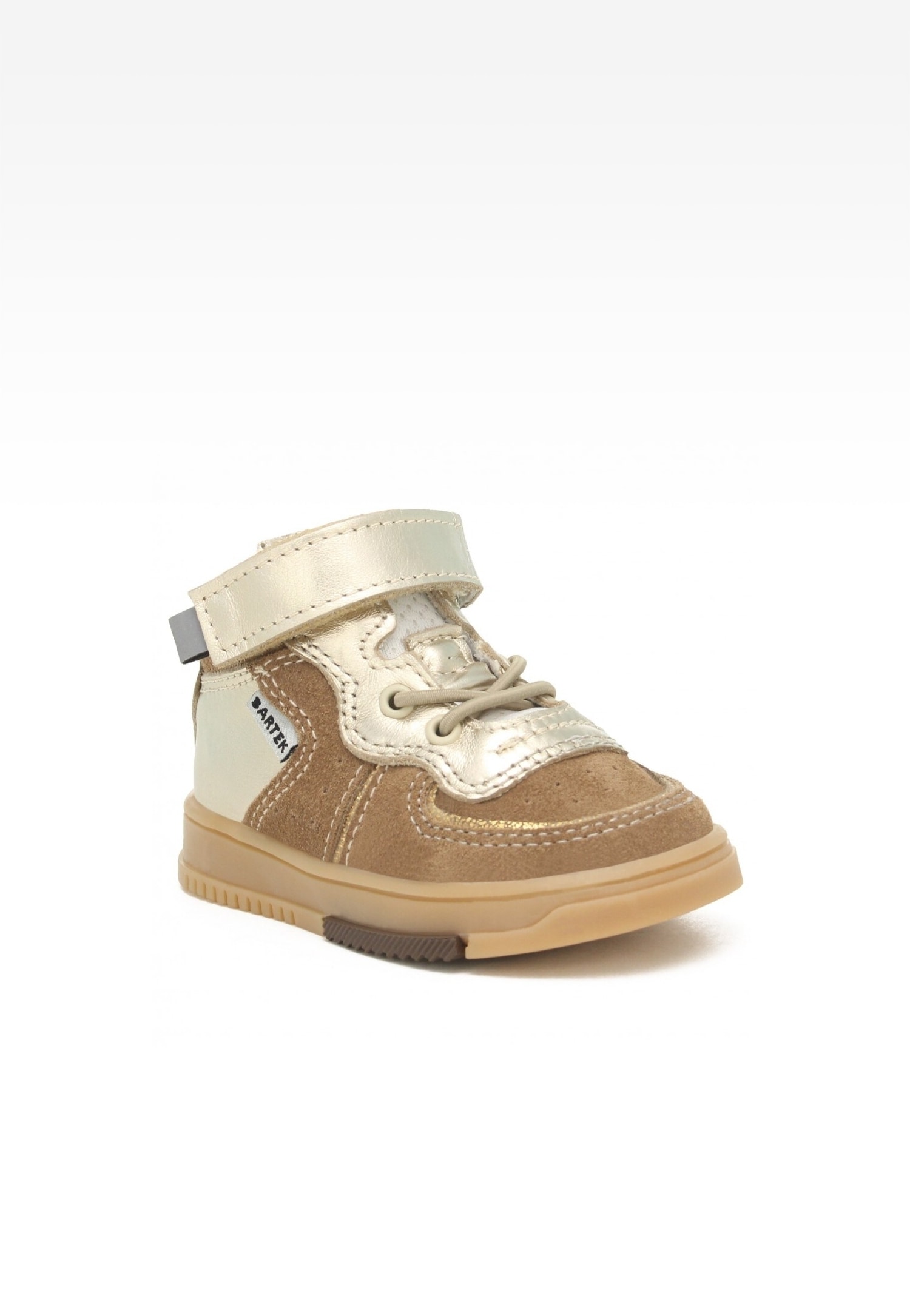 Trzewiki ocieplane BARTEK 11583008, dla dziewcząt, beżowo-złoty