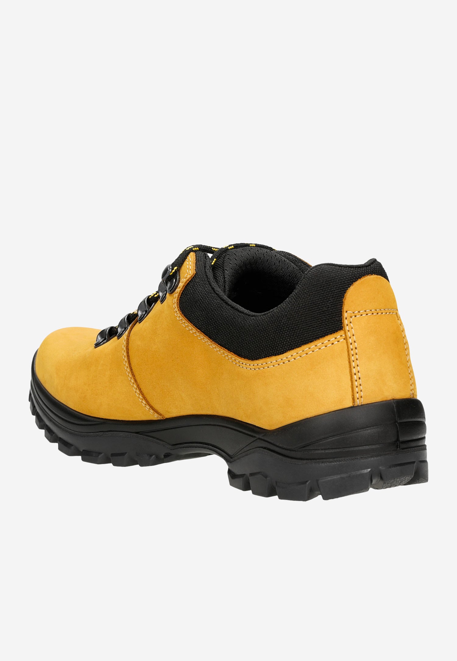 Czarne półbuty trekkingowe ze skóry crazy horse i dzianiny