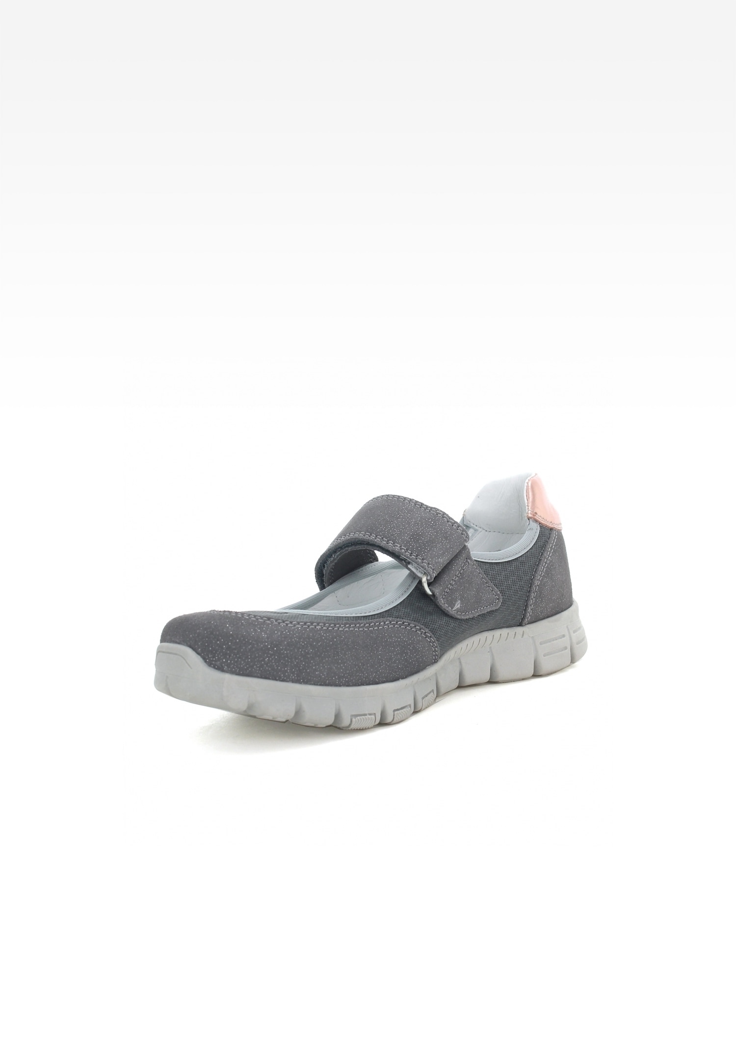 Wizytowe BARTEK W-58026/07K, dla dziewcząt, szary