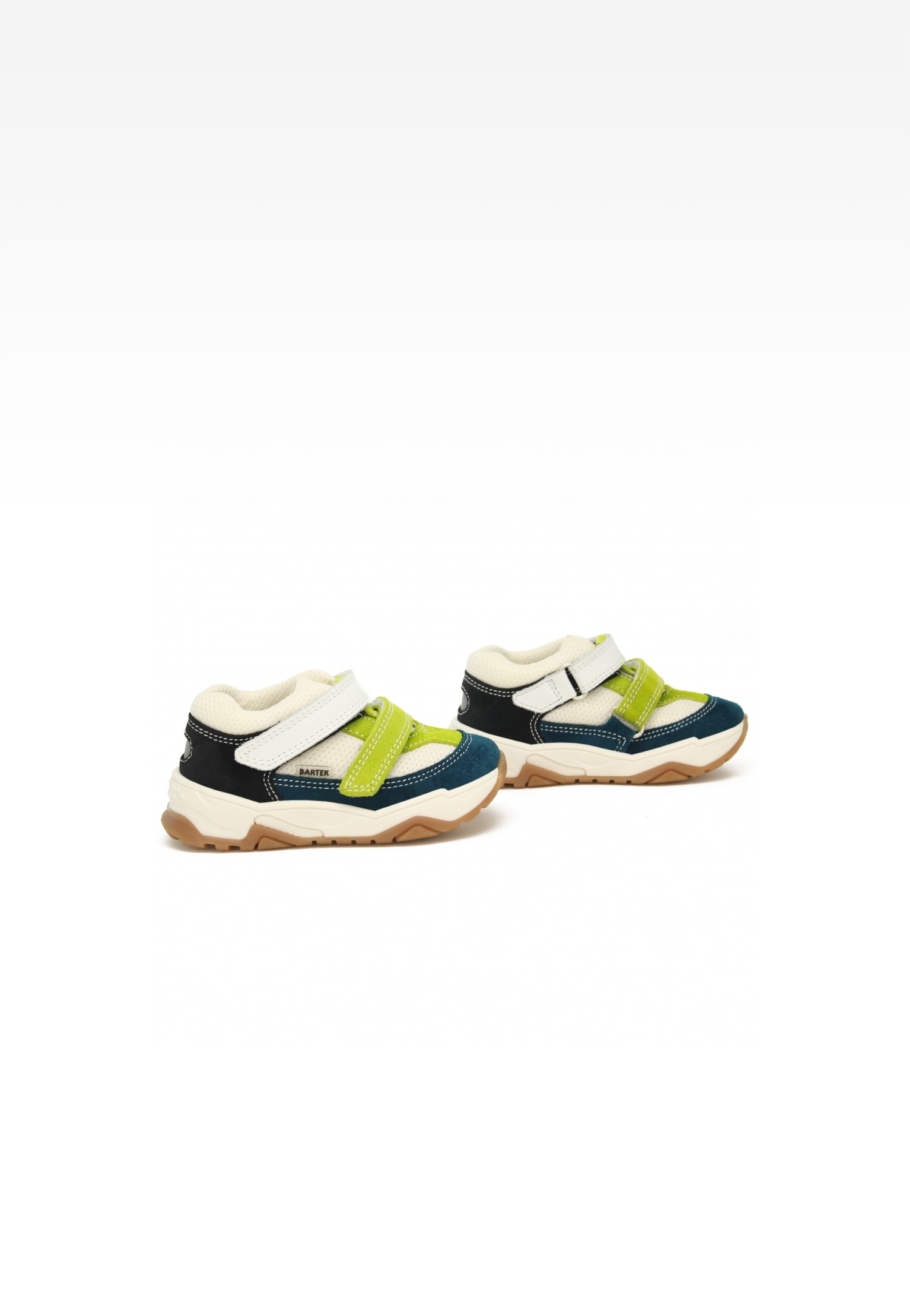 Sneakers BARTEK 11131026, dla chłopców, biało-zielony
