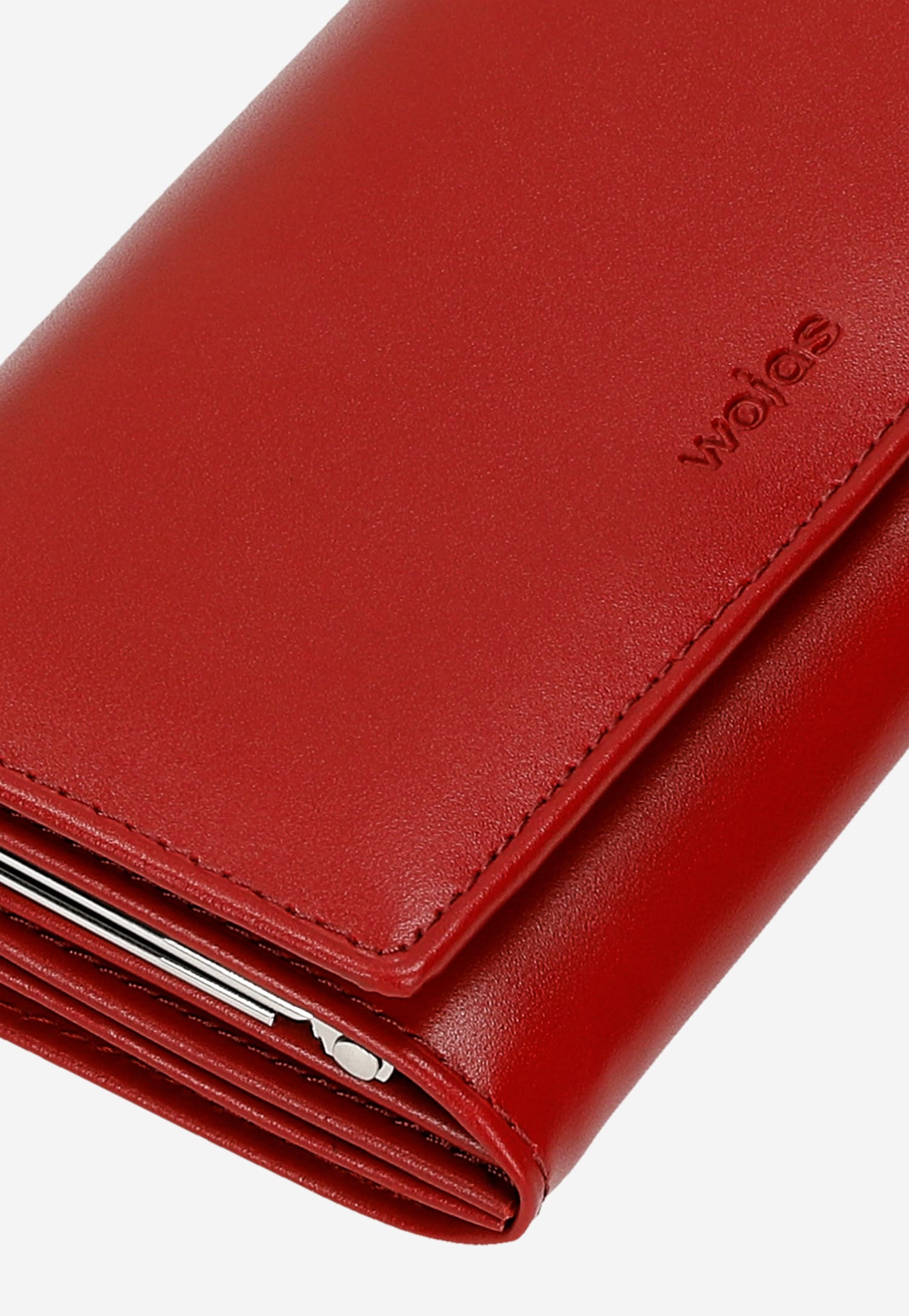 Czerwony damski portfel