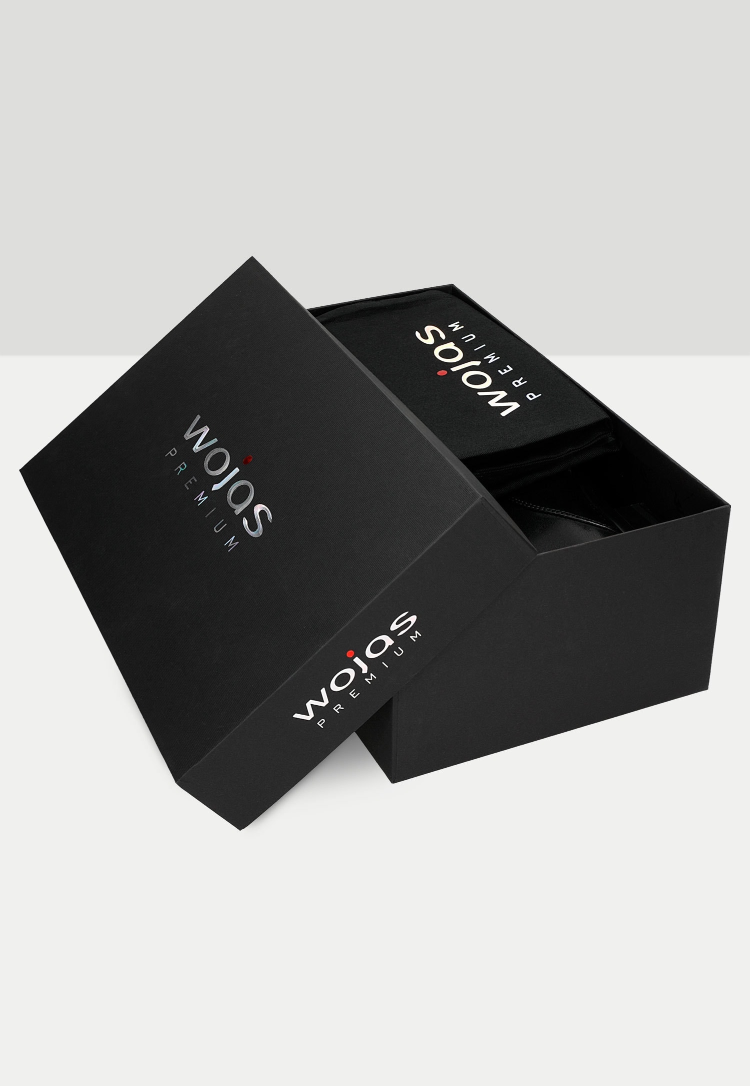 Czarne wizytowe półbuty męskie ze skórzaną podeszwą - linia PREMIUM