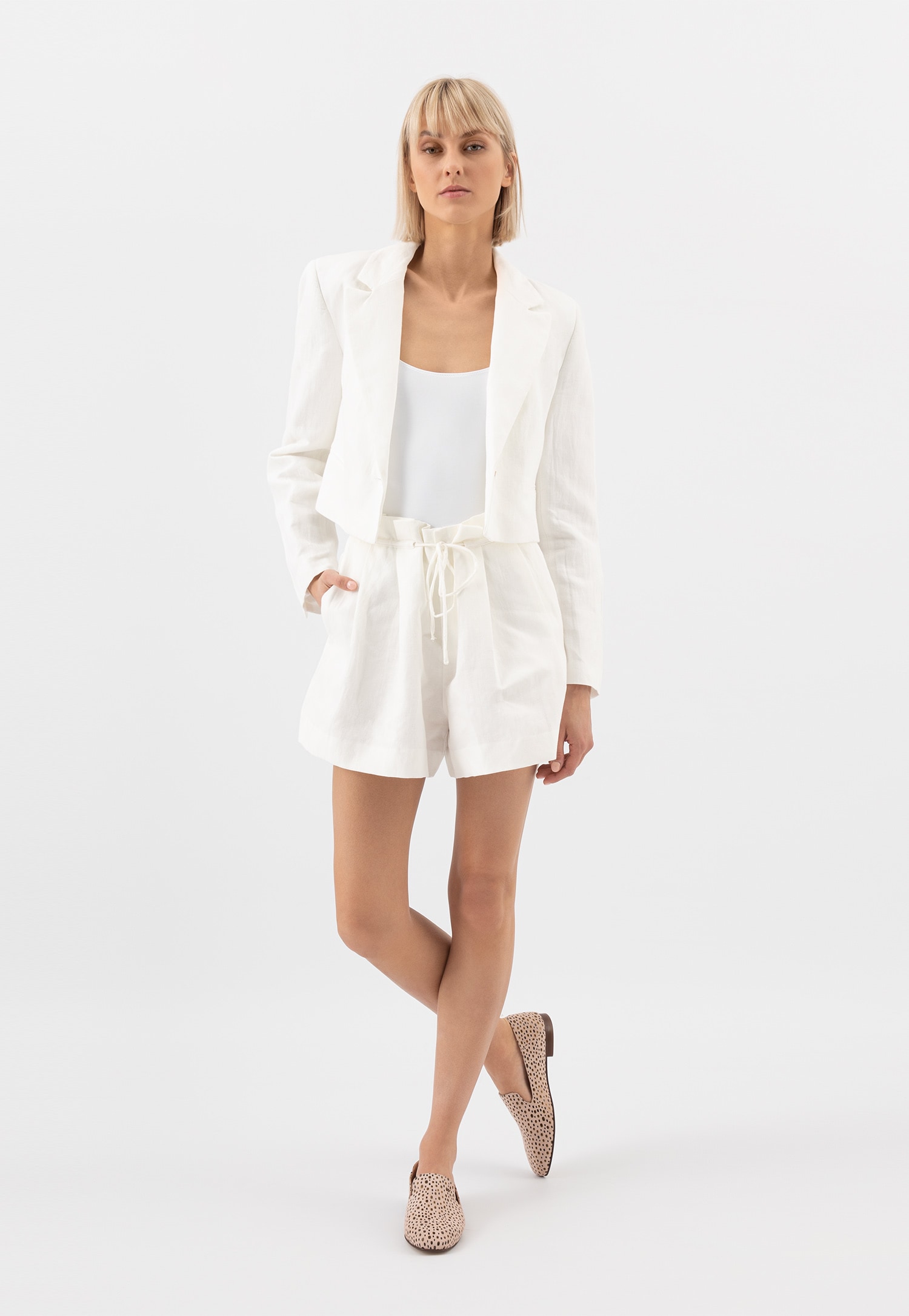 Brązowe skórzane lordsy damskie na płaskiej podeszwie