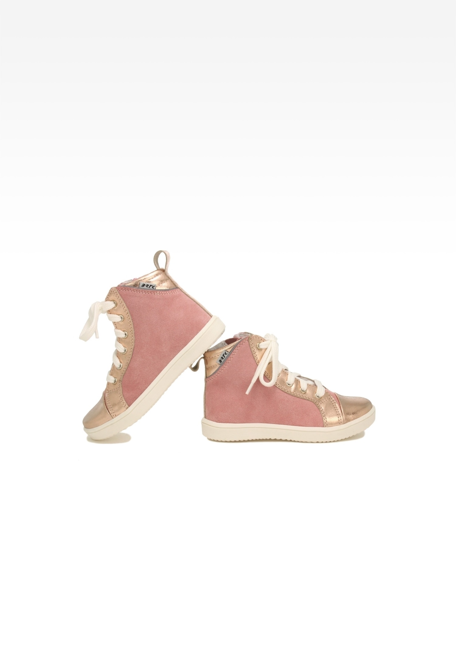 Sneakers BARTEK 14359-028, dla dziewcząt, różowo-złoty