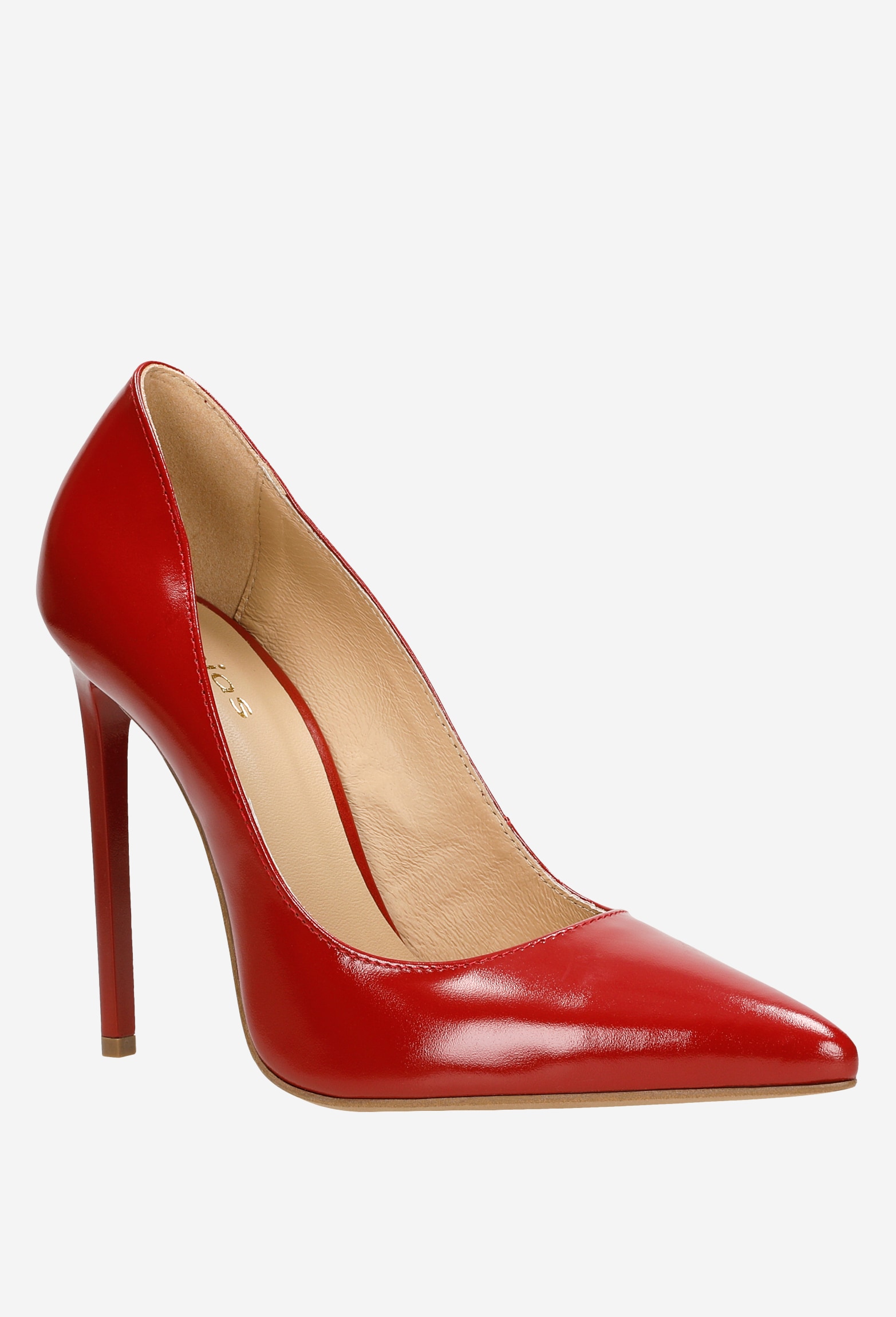 Czarne szpilki damskie na wysokim obcasie