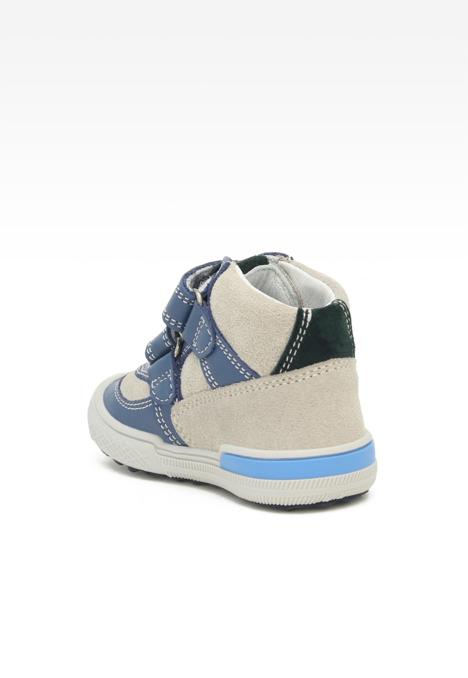 Sneakers BARTEK 91756-026, dla chłopców, szaro-zielony