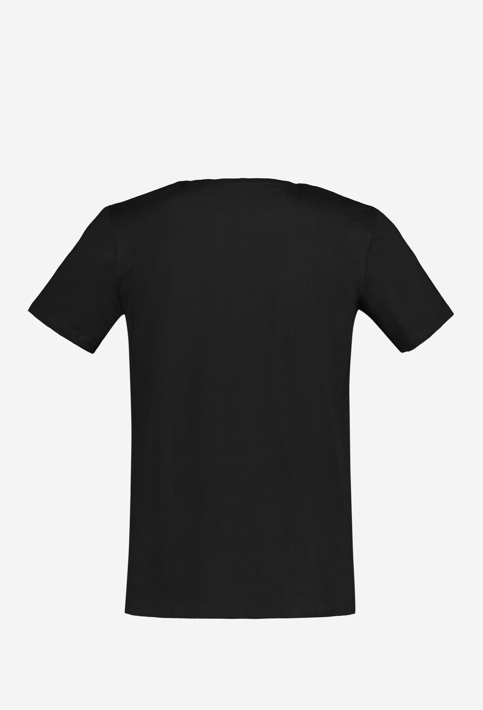 Czarna koszulka męska z bawełny organicznej
