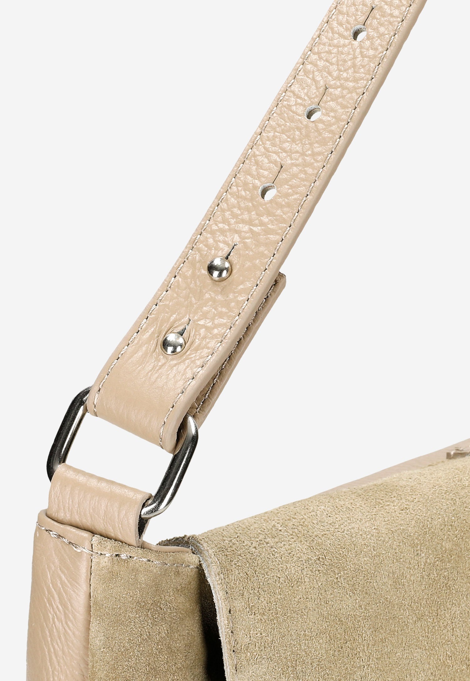 Duża beżowa torebka damska