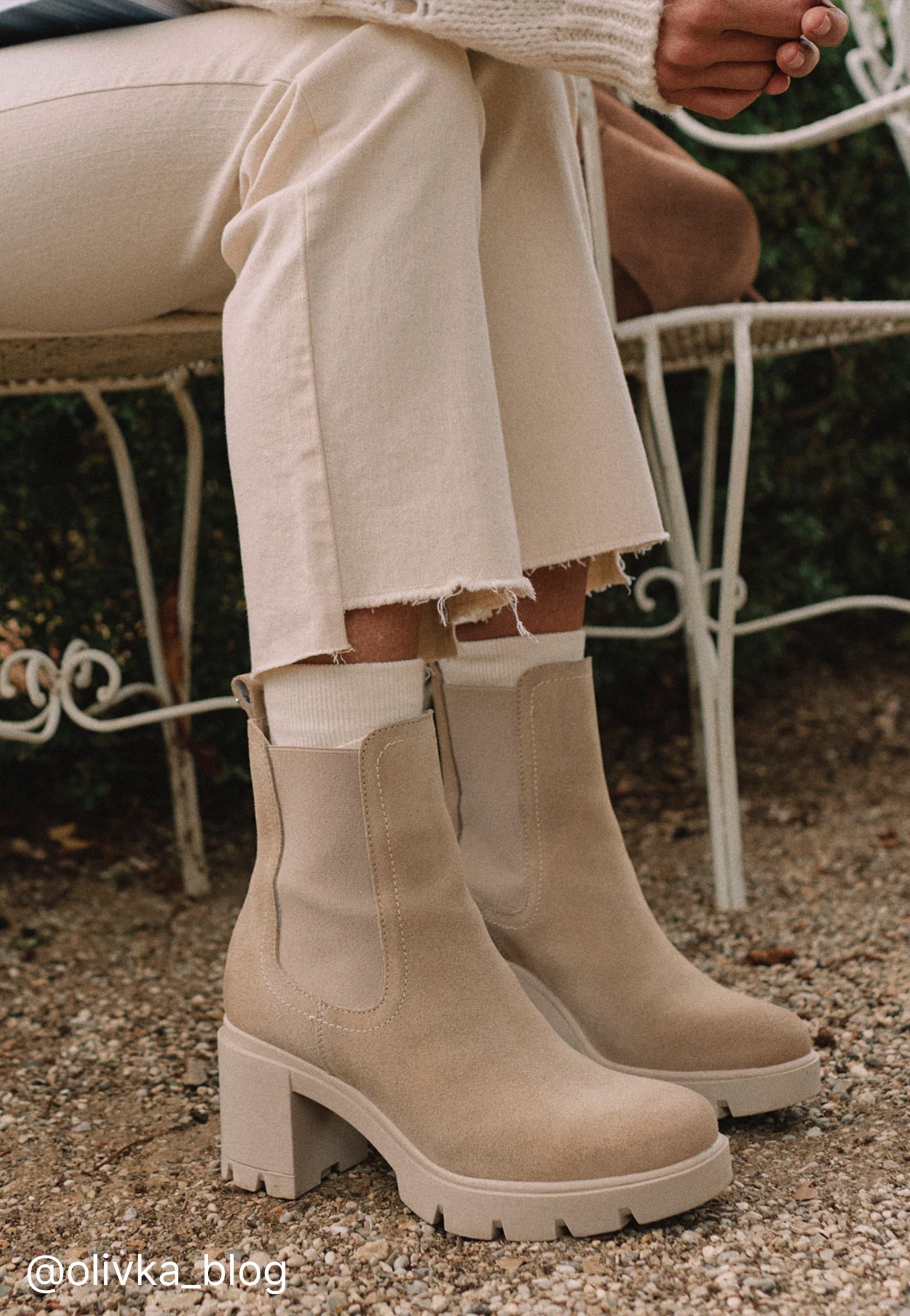 Brązowe skórzane sztyblety damskie ze skóry licowej