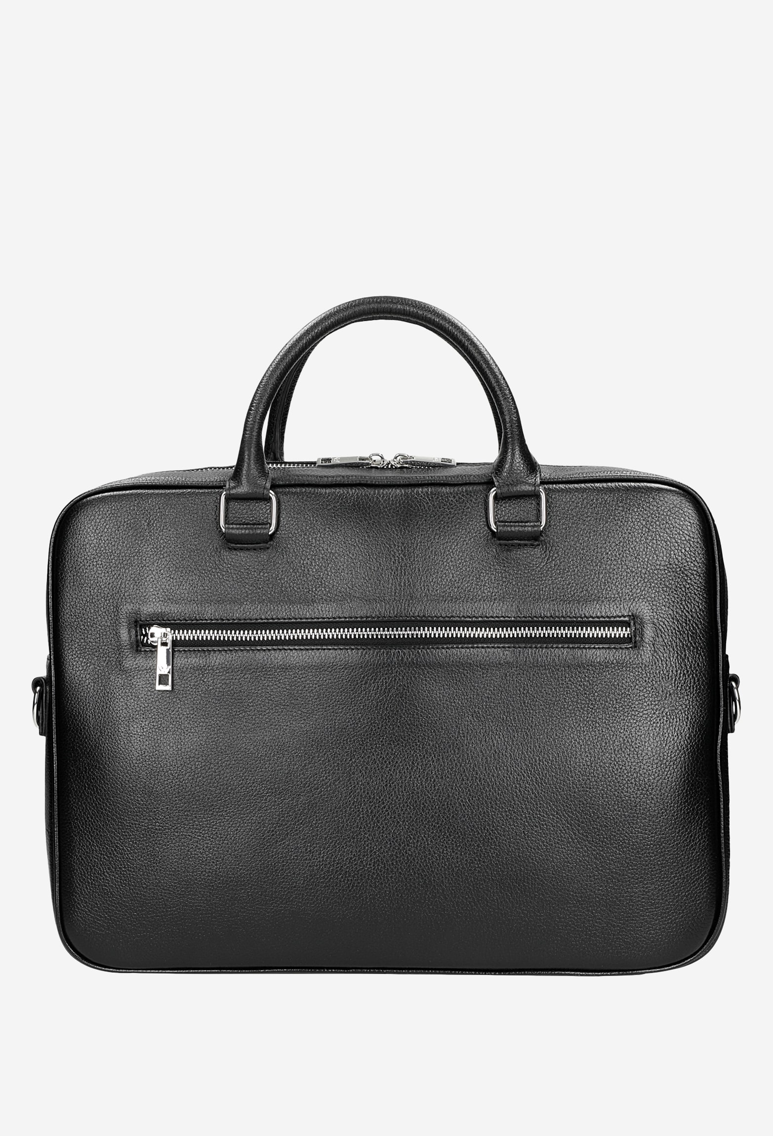 Duża elegancka skórzana torba męska