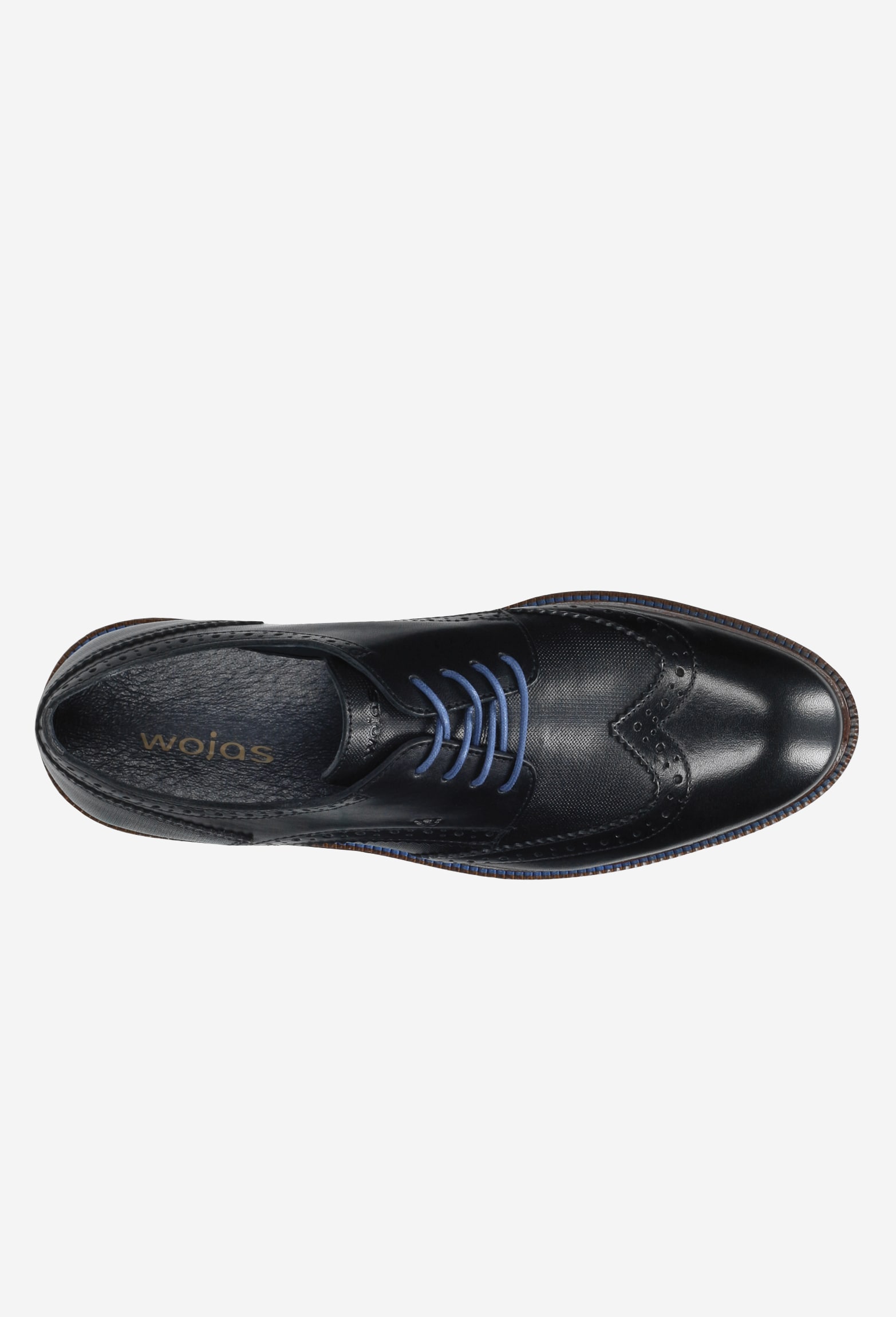 Czarne półbuty męskie