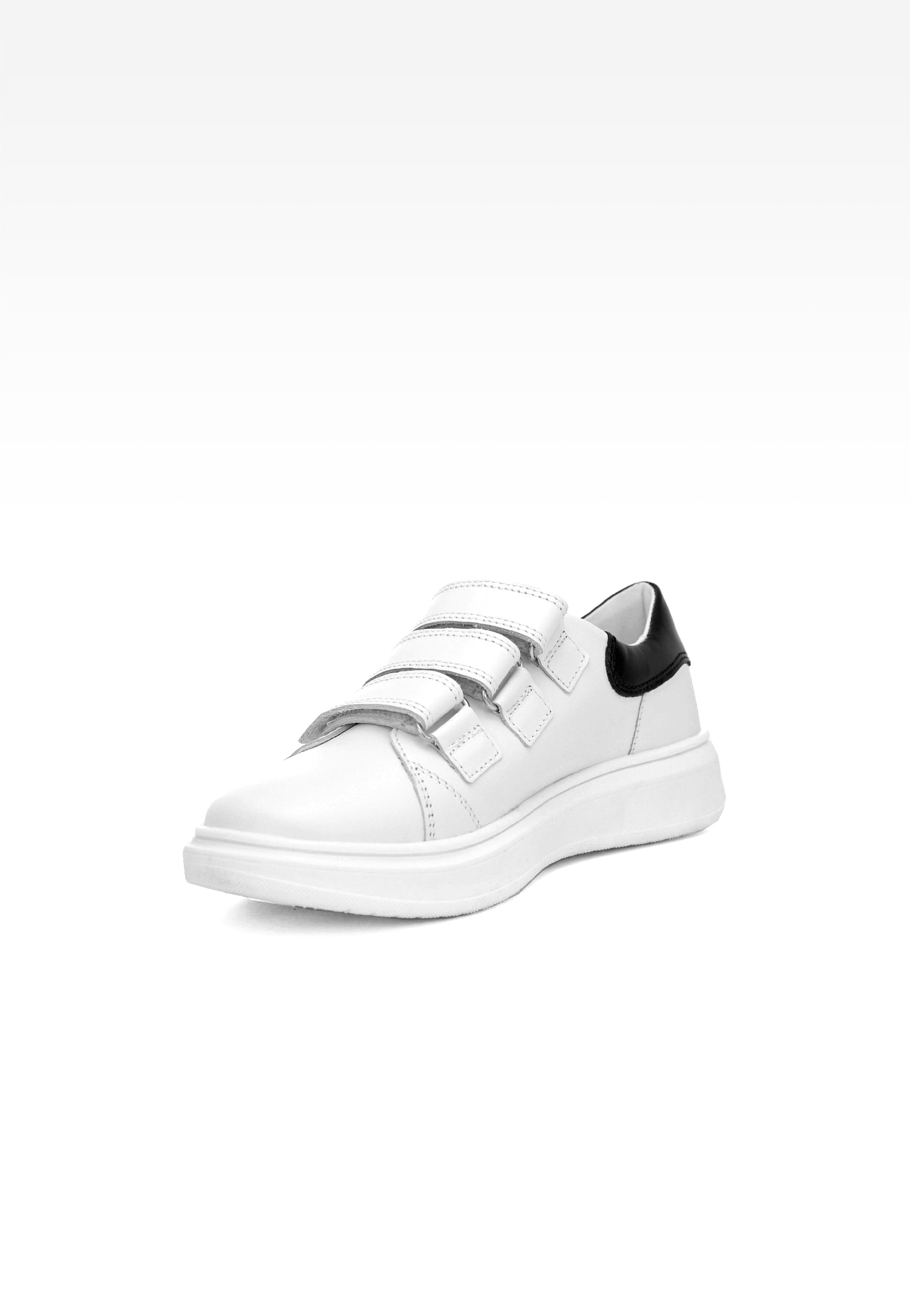 Sneakers BARTEK W-78220/B87, dla dziewcząt, biały