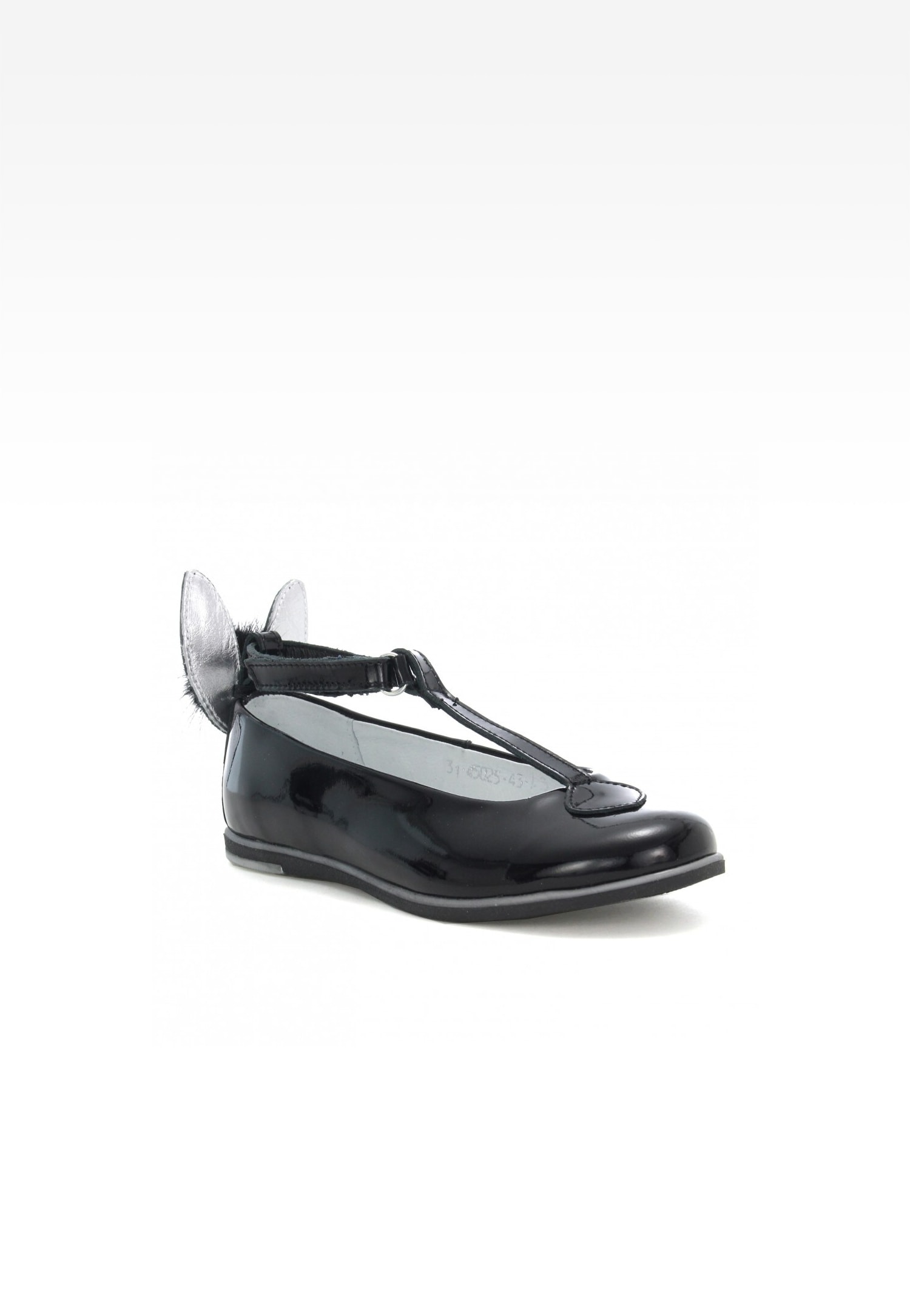 Wizytowe BARTEK W-48025/SZ/L3, dla dziewcząt, czarny