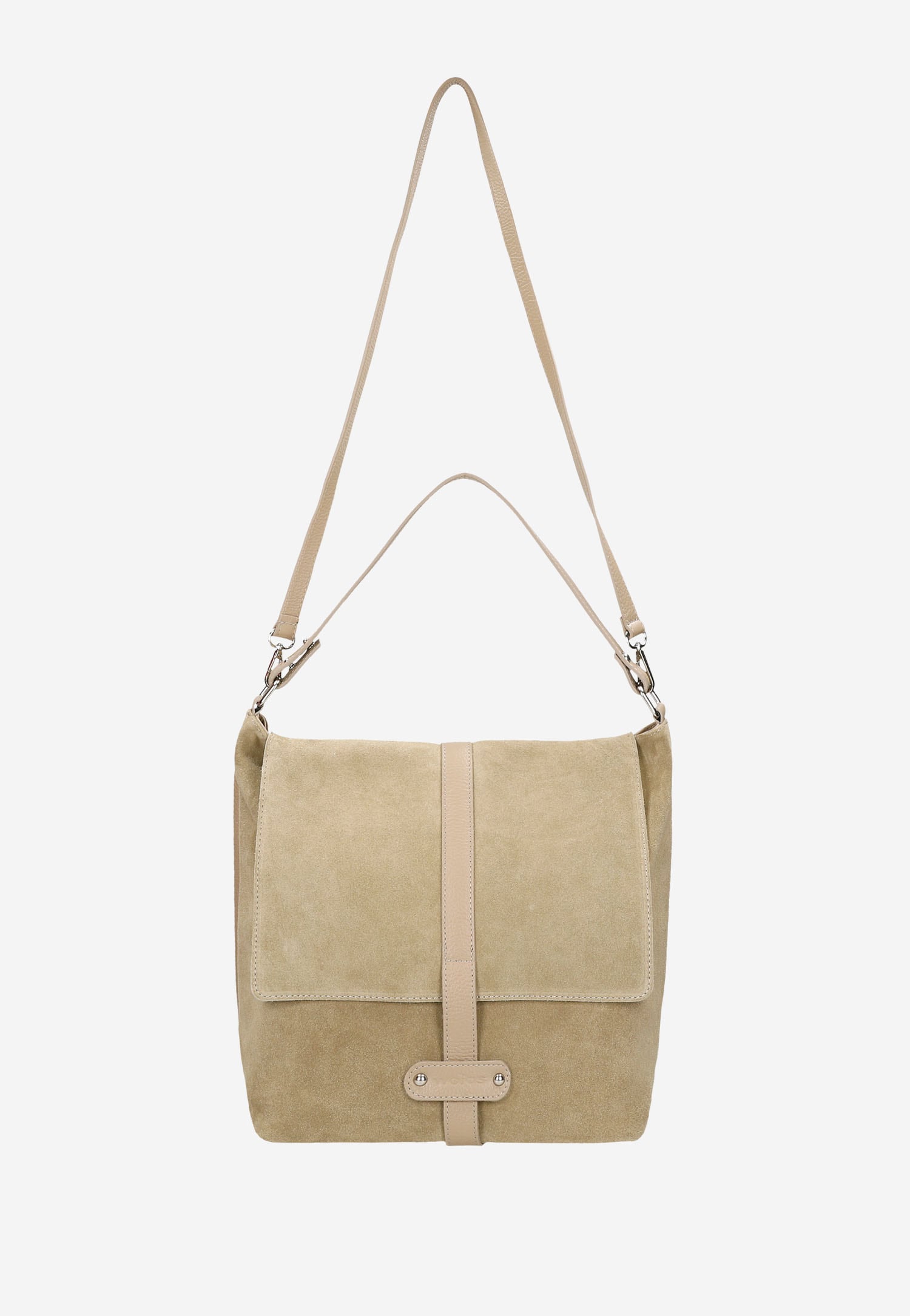 Duża beżowa torebka damska