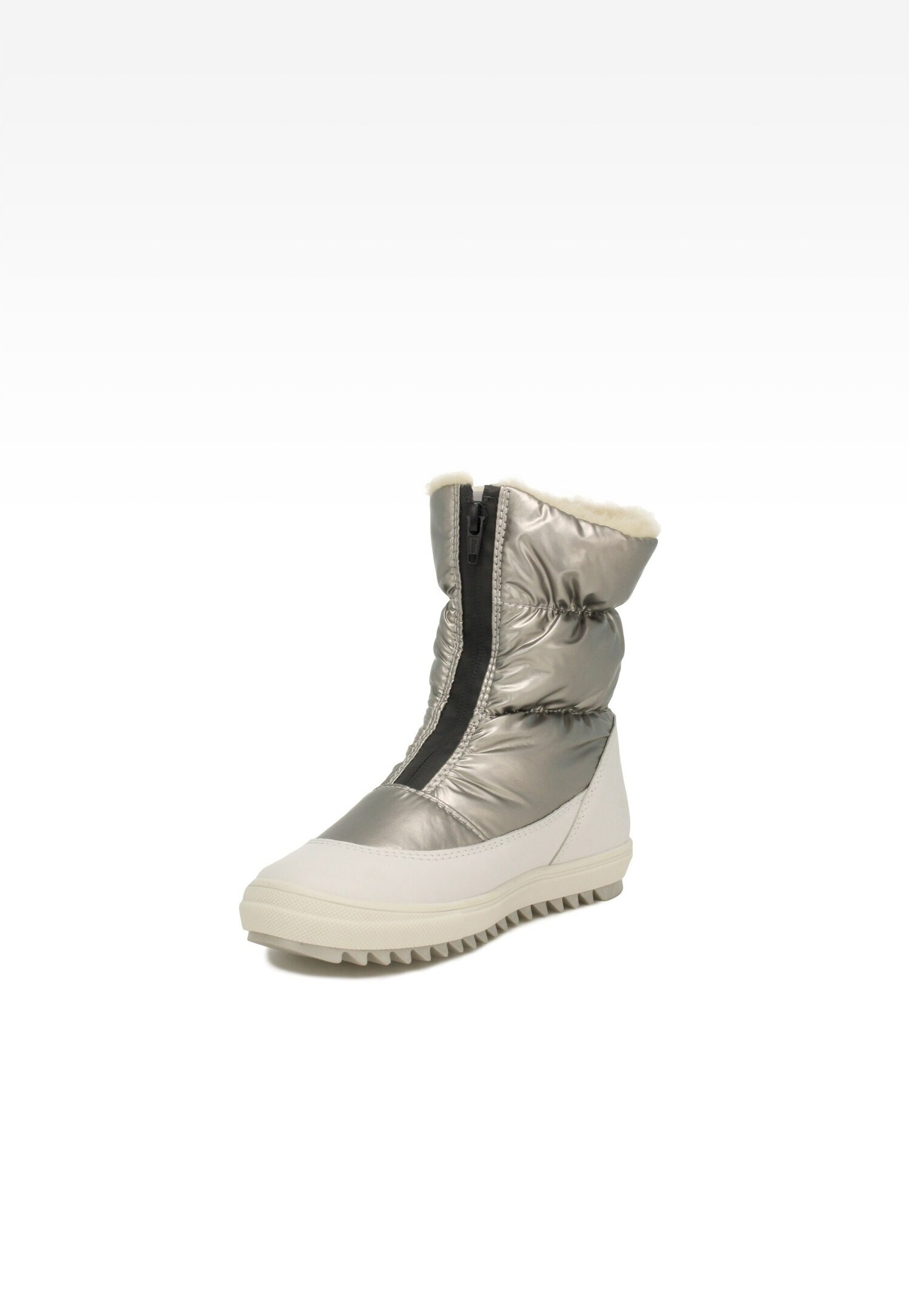 śniegowce BARTEK 14405023, dla dziewcząt, srebrno-biały