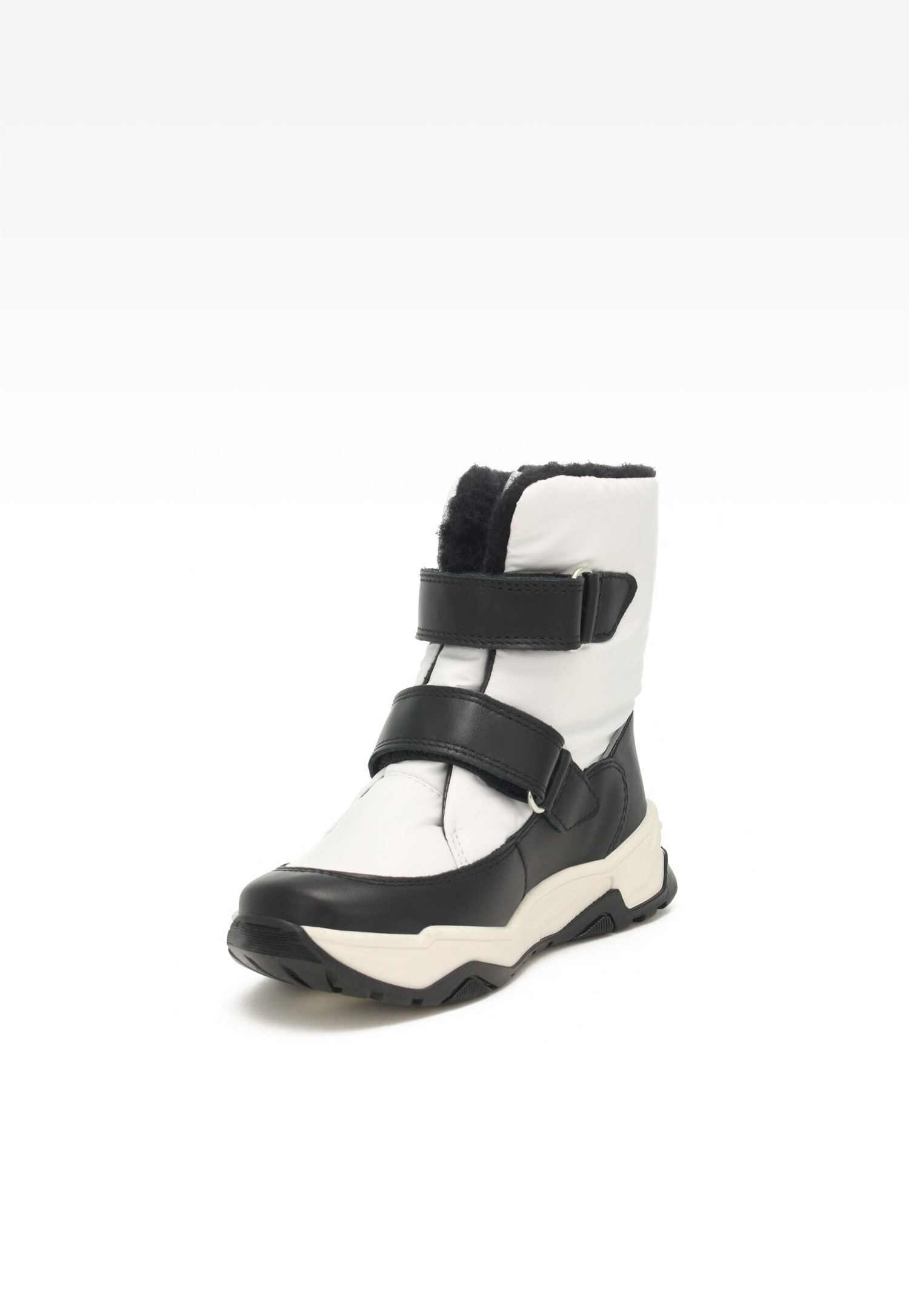 śniegowce BARTEK 14077005, dla dziewcząt, biało-czarny