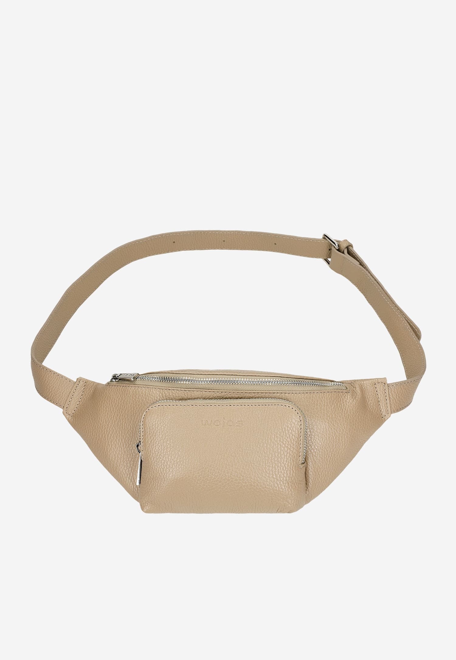 Skórzana nerka w ciemnobeżowej odsłonie